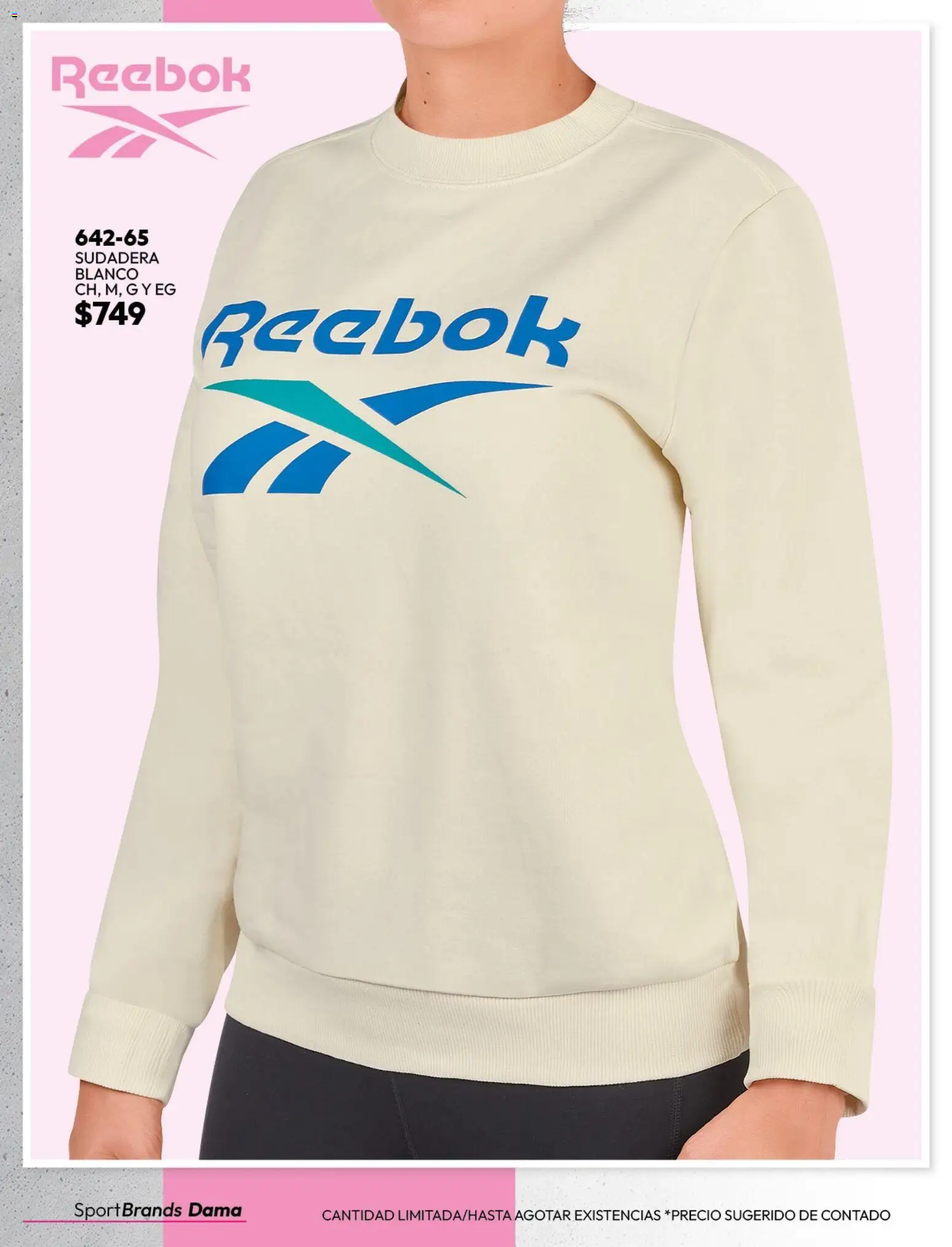 Nuevas ofertas de Cklass válidas en toda la República Mexicana desde el 08/07/2026. ¡Encuentra las mejores ofertas en Cklass catálogo Sportbrands dama! | Página: 92 | Productos: Sudadera