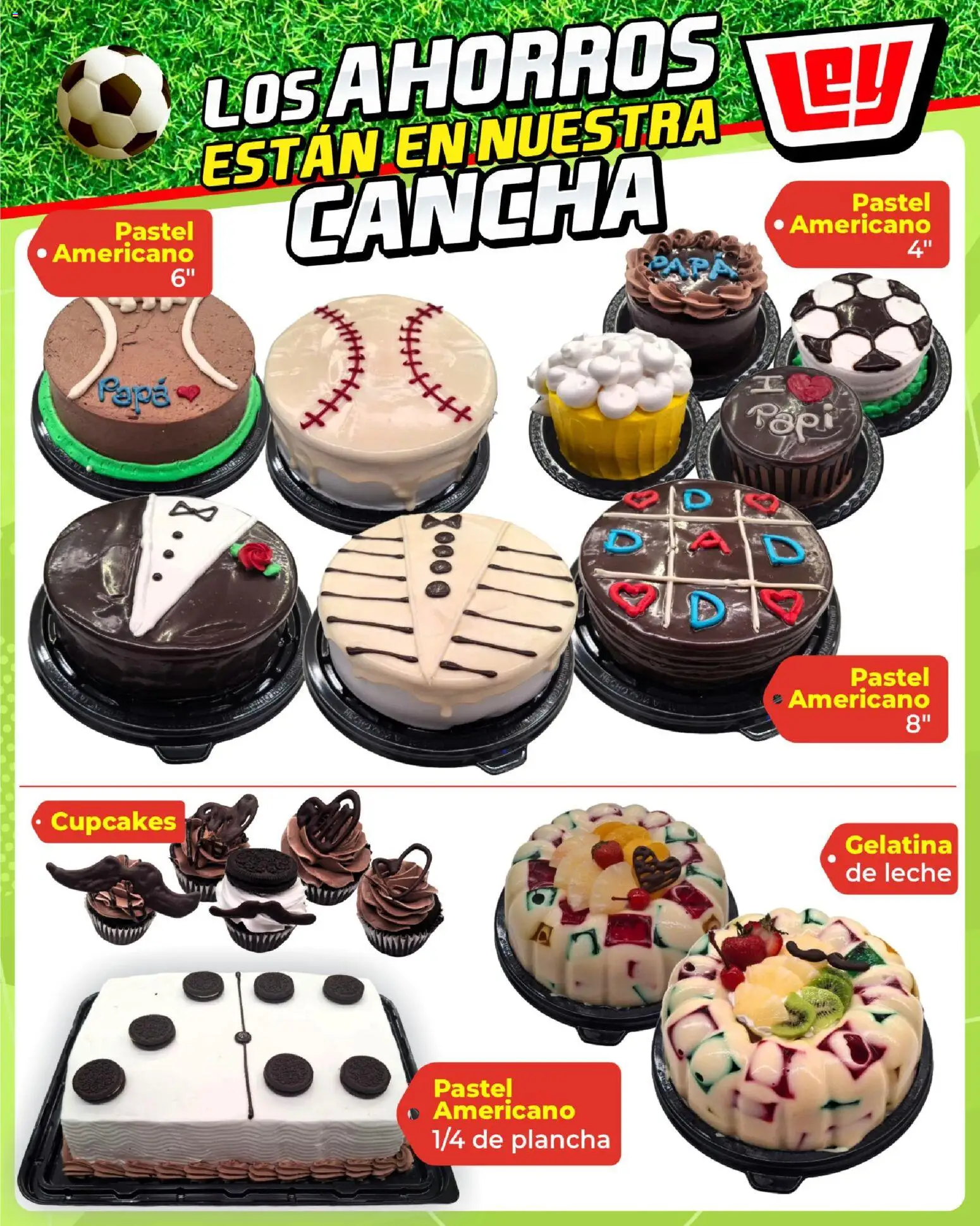 Nuevas ofertas de Casa Ley válidas en toda la República Mexicana desde el 11.06.2026. ¡Encuentra las mejores ofertas en Casa Ley folleto Día del Padre con Con Mundial 2026! | Página: 21 | Productos: Gelatina, Leche, Pastel, Plancha