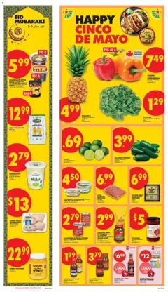 Preview of No Frills weekly flyer - AB from shop No Frills valid from 30.04.2026 | Page: 16 | Products: Beef, Pineapple, Iron, Pork