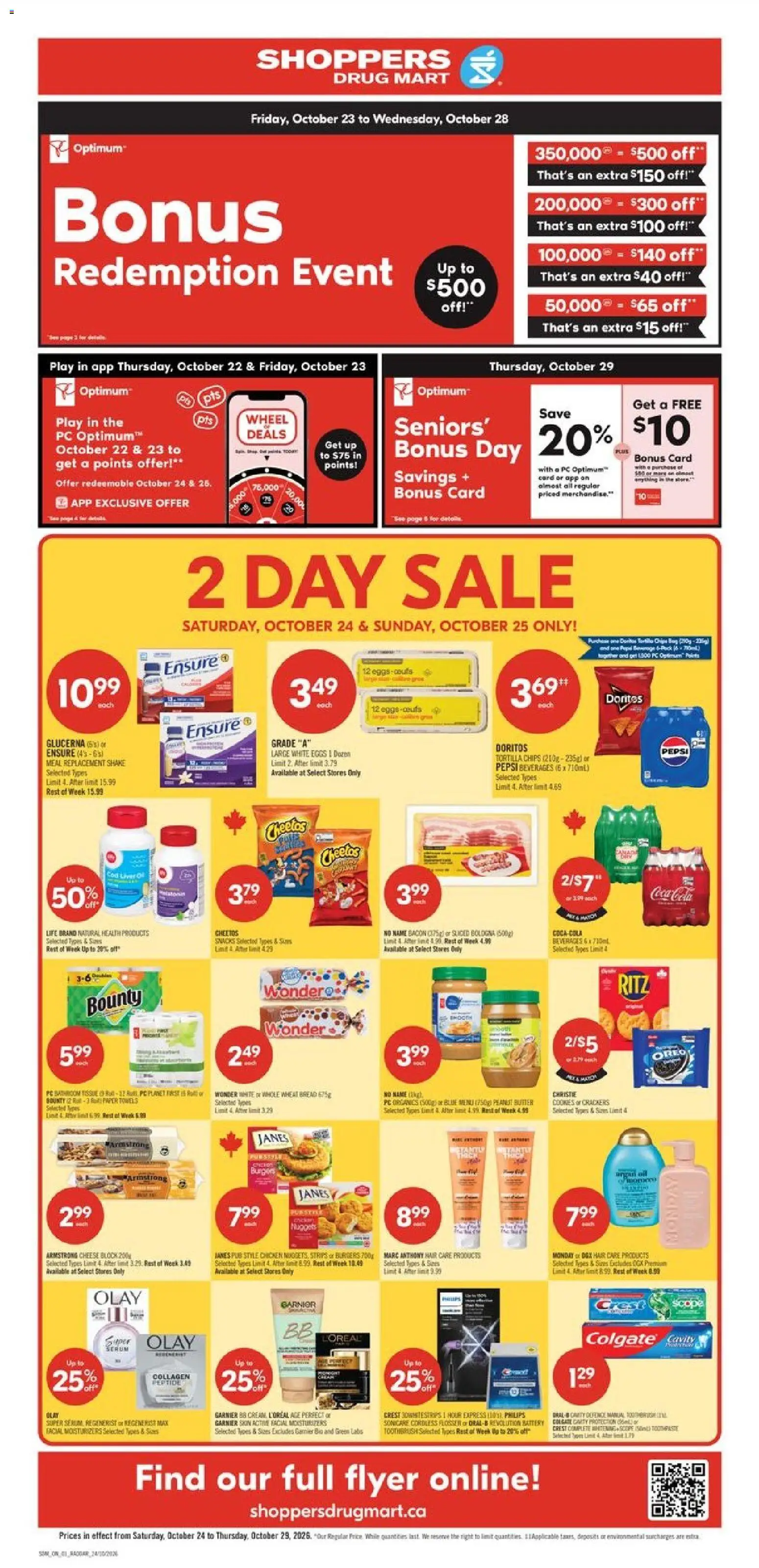 Shoppers flyer valid from Oct 24, 2026 | Page: 1