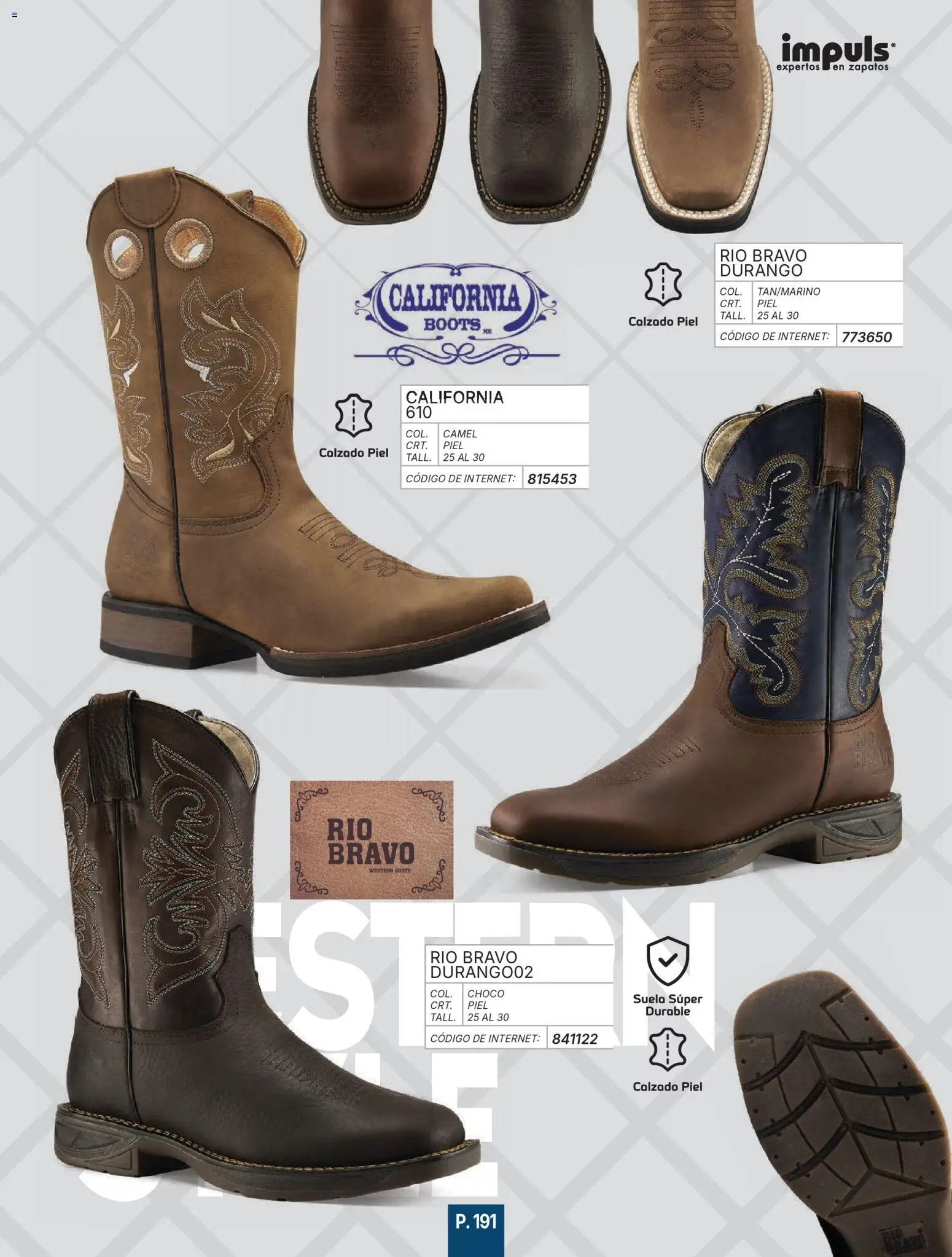 Nuevas ofertas de Impuls válidas en toda la República Mexicana desde el 01.01.2026. ¡Encuentra las mejores ofertas en Impuls catálogo Caballero! | Página: 193 | Productos: Zapatos