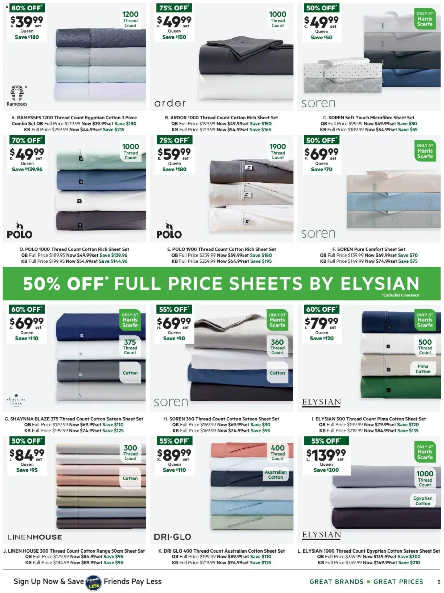 Harris Scarfe catalogue - valid from 07.04.2026 | Page: 5 | Products: Linen