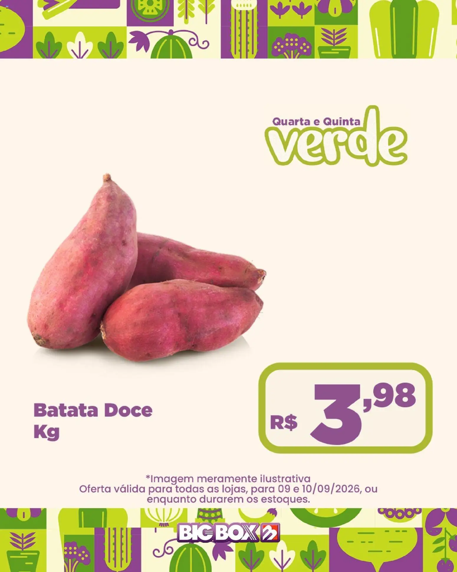 Big Box Folheto - válido de 09/09/2026 | Página: 13 | Produtos: Doce, Batata