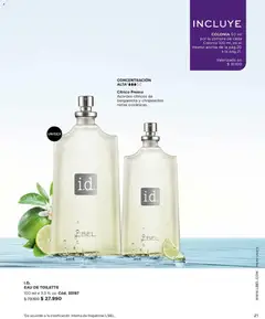 Catálogo L'Bel Campaña 11 válido desde el 14.06.2026 | Página: 21 | Productos: Eau de toilette