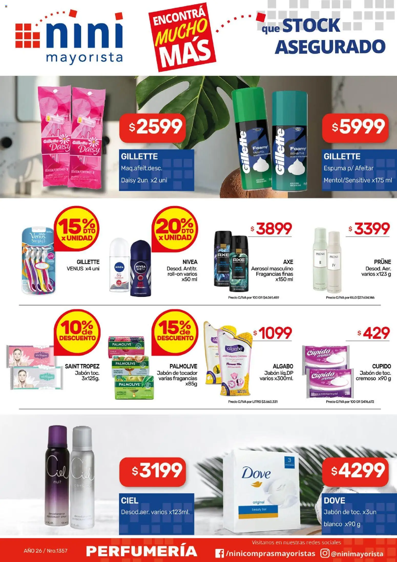 NINI Mayorista ofertas │ válido desde el 27.04.2026 | Página: 4 | Productos: Jabón, Desodorante, Espuma