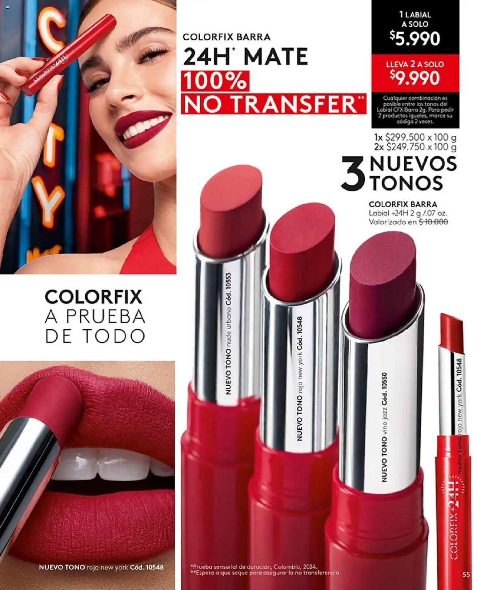 Catálogo Ésika Campaña 12 │ válido desde el 06.07.2026 | Página: 55 | Productos: Mate, Vino, Labial