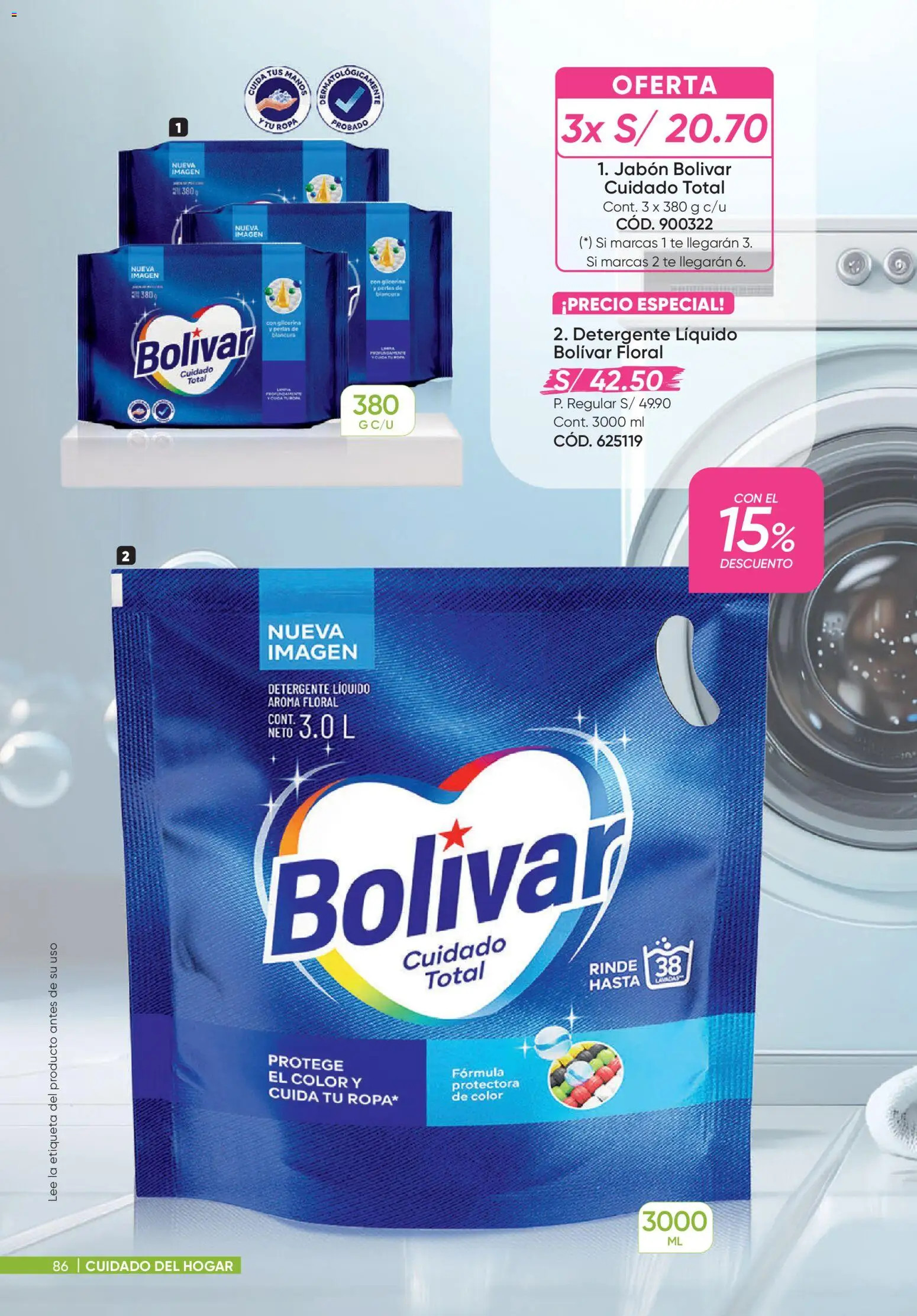 Catálogo Azzorti válido desde 27/07/2026 | Página: 86 | Productos: Jabón, Detergente, Ropa, Té