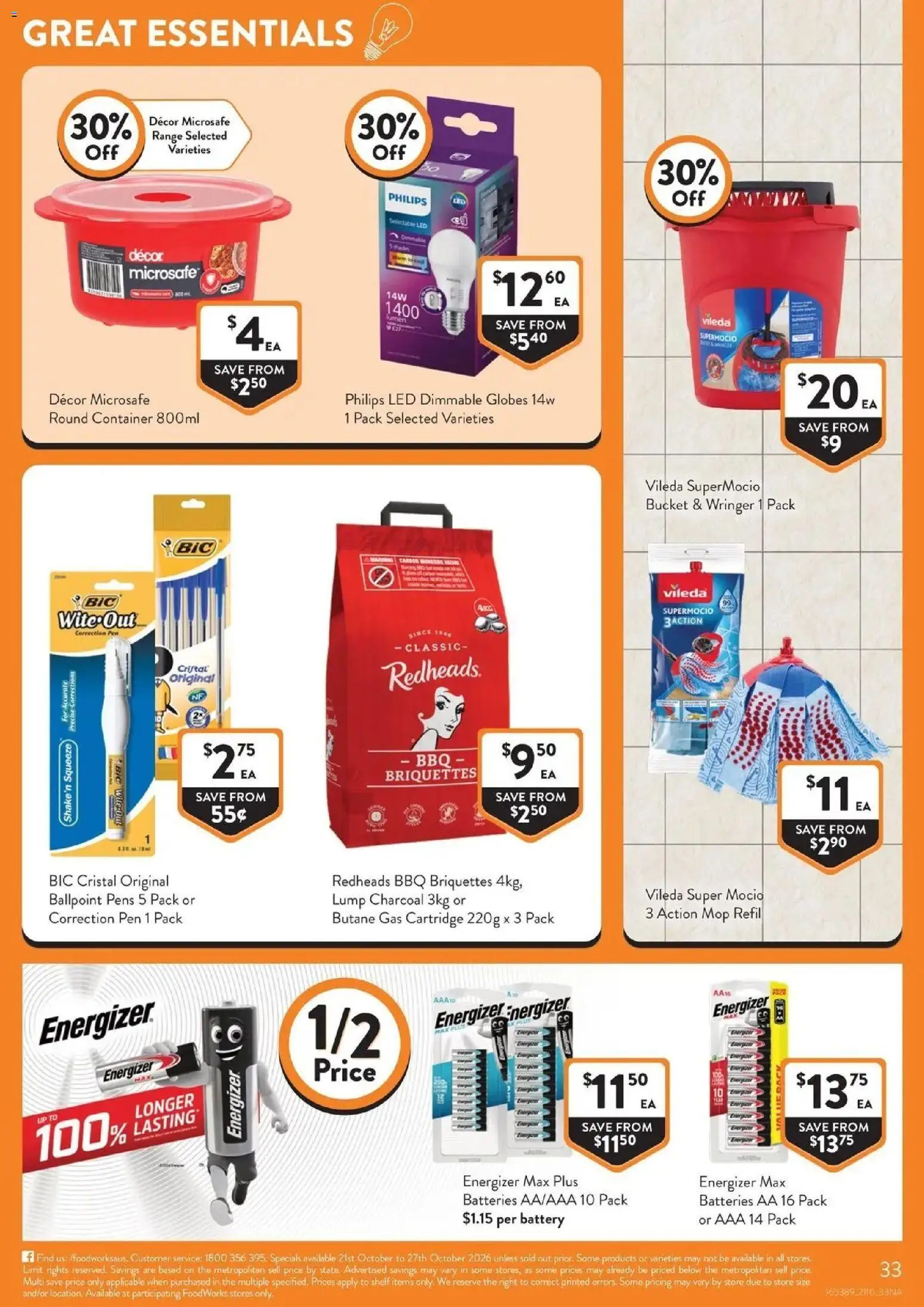 Foodworks catalogue NSW - 21/10/2026 > weekly / monthly specials | Page: 33