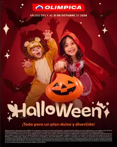 Olímpica catálogo Halloween -  Vista previa de la revista de la tienda Olímpica valido desde el 01/10/2026