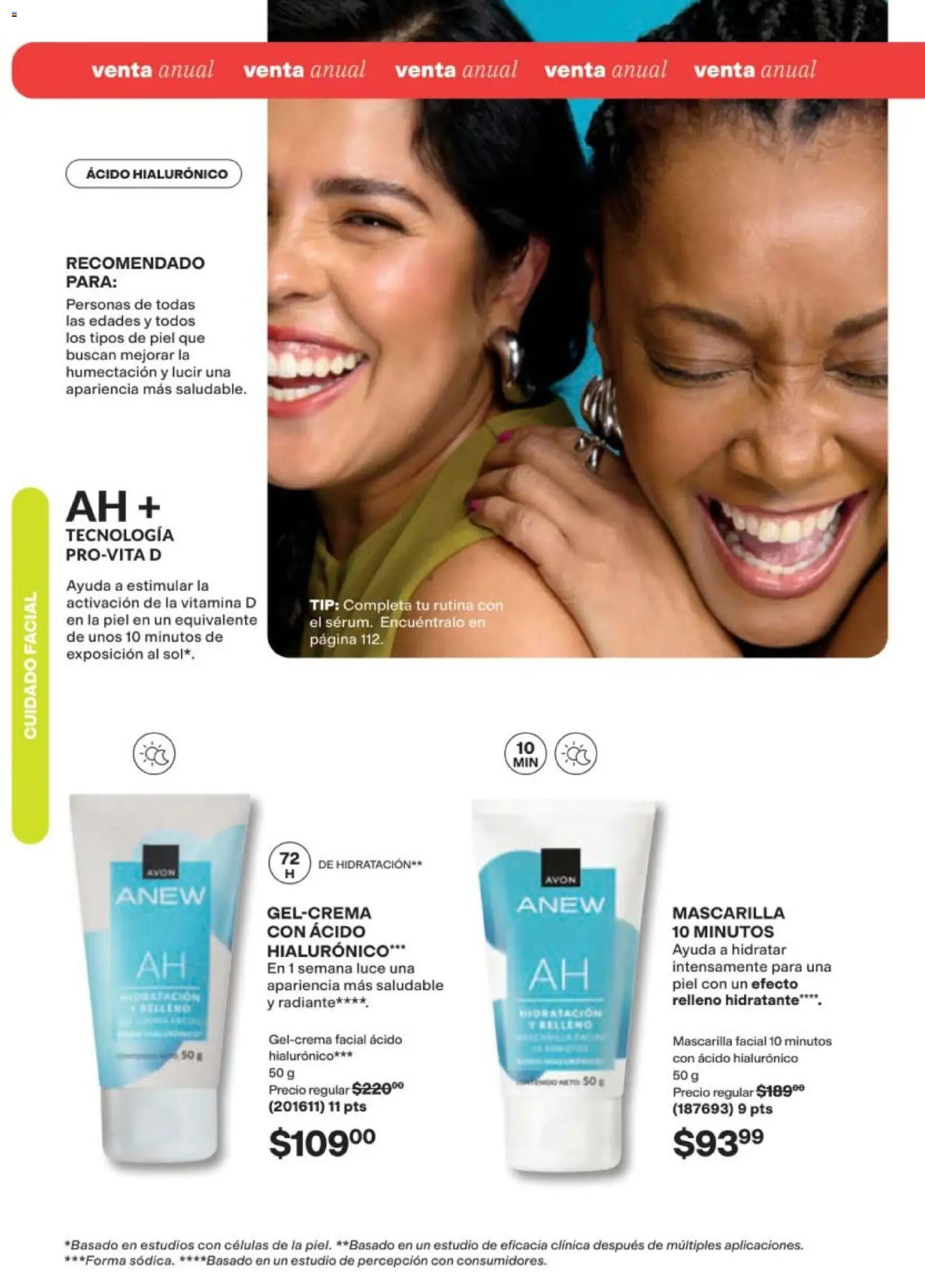 Nuevas ofertas de AVON válidas en toda la República Mexicana desde el 11/09/2026. ¡Encuentra las mejores ofertas en AVON campaña 14 2026! | Página: 110 | Productos: Radiante, Mascarilla