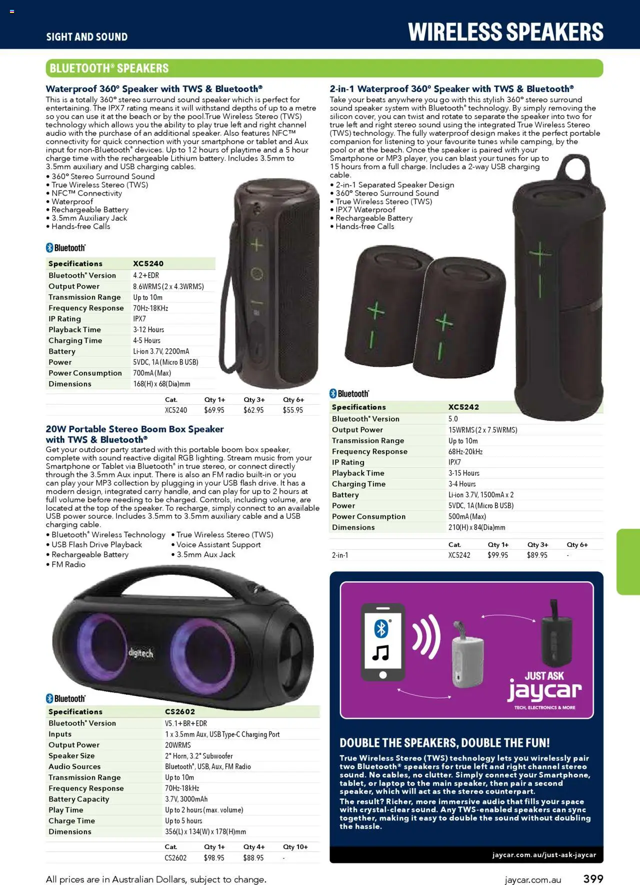 Jaycar catalogue - valid from 09/07/2025 | Page: 399 | Products: Box, Battery, Digital, Portable