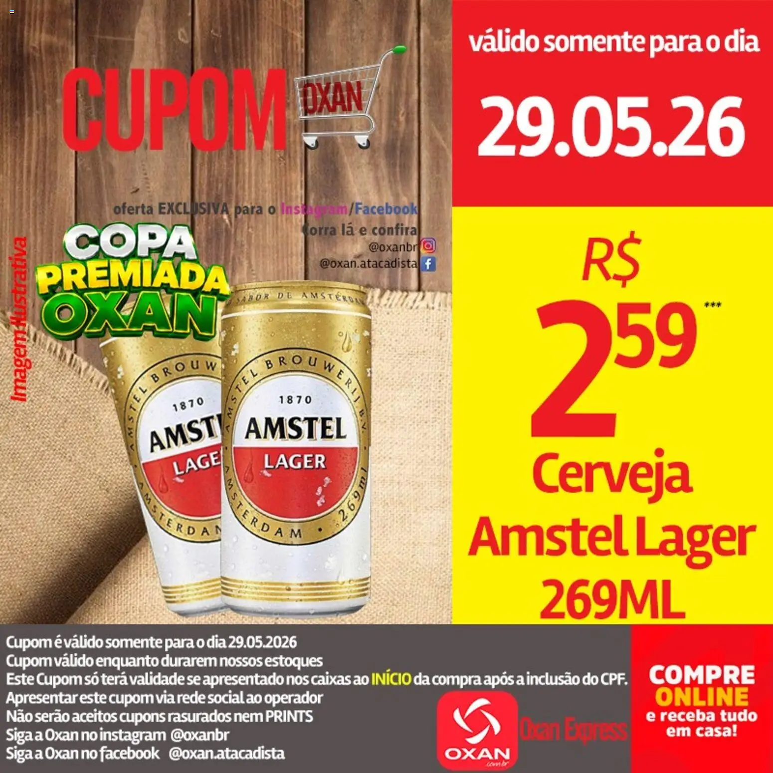 Oxan Atacadista Folheto - válido de 29.05.2026 | Página: 19 | Produtos: Cerveja, Copa