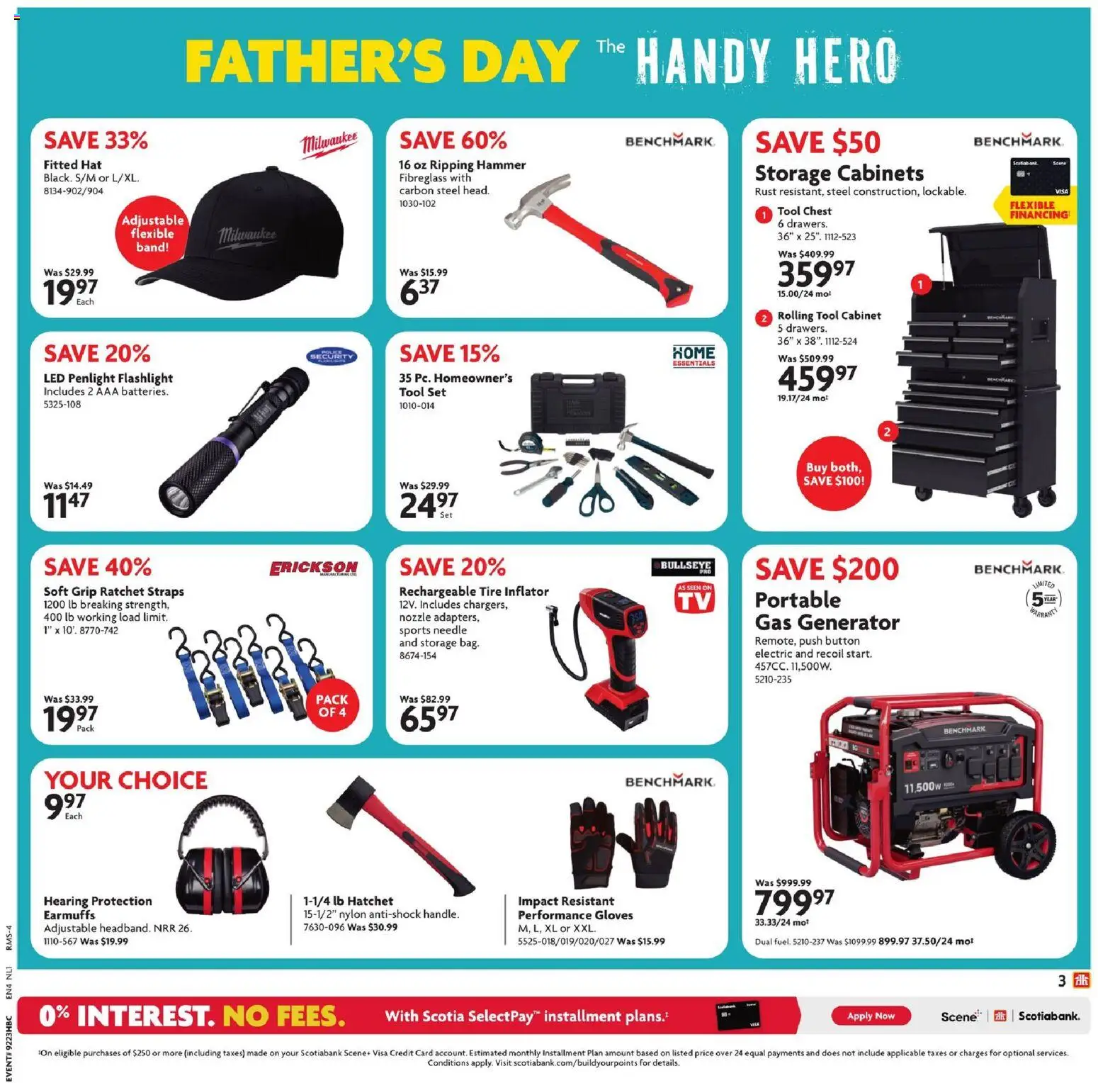 Home Hardware flyer valid from 04.06.2026 | Page: 4 | Products: Hat, Gloves, Cabinet