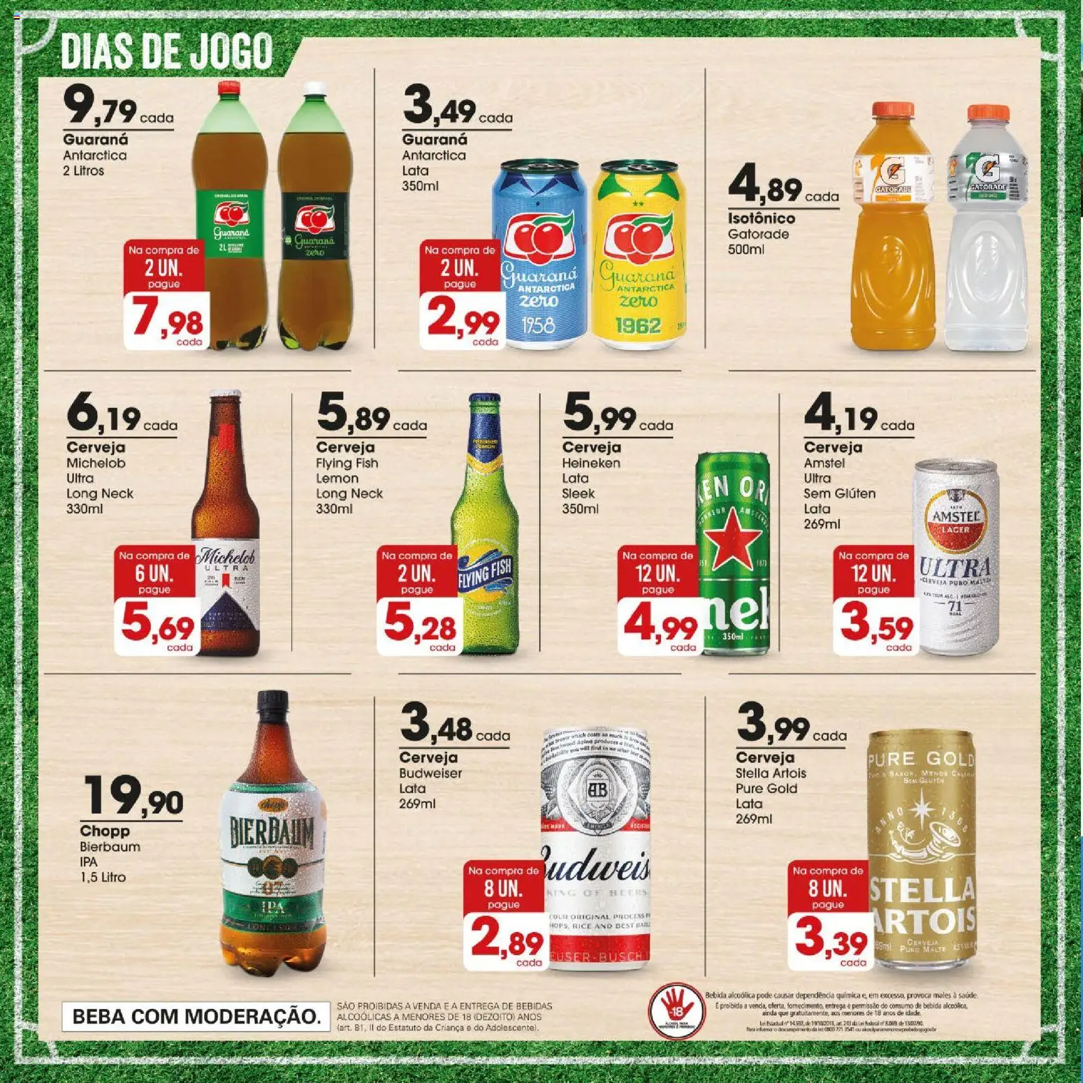 Zaffari Folheto - válido de 09.06.2026 | Página: 10 | Produtos: Guaraná, Gatorade, Heineken, Bebida