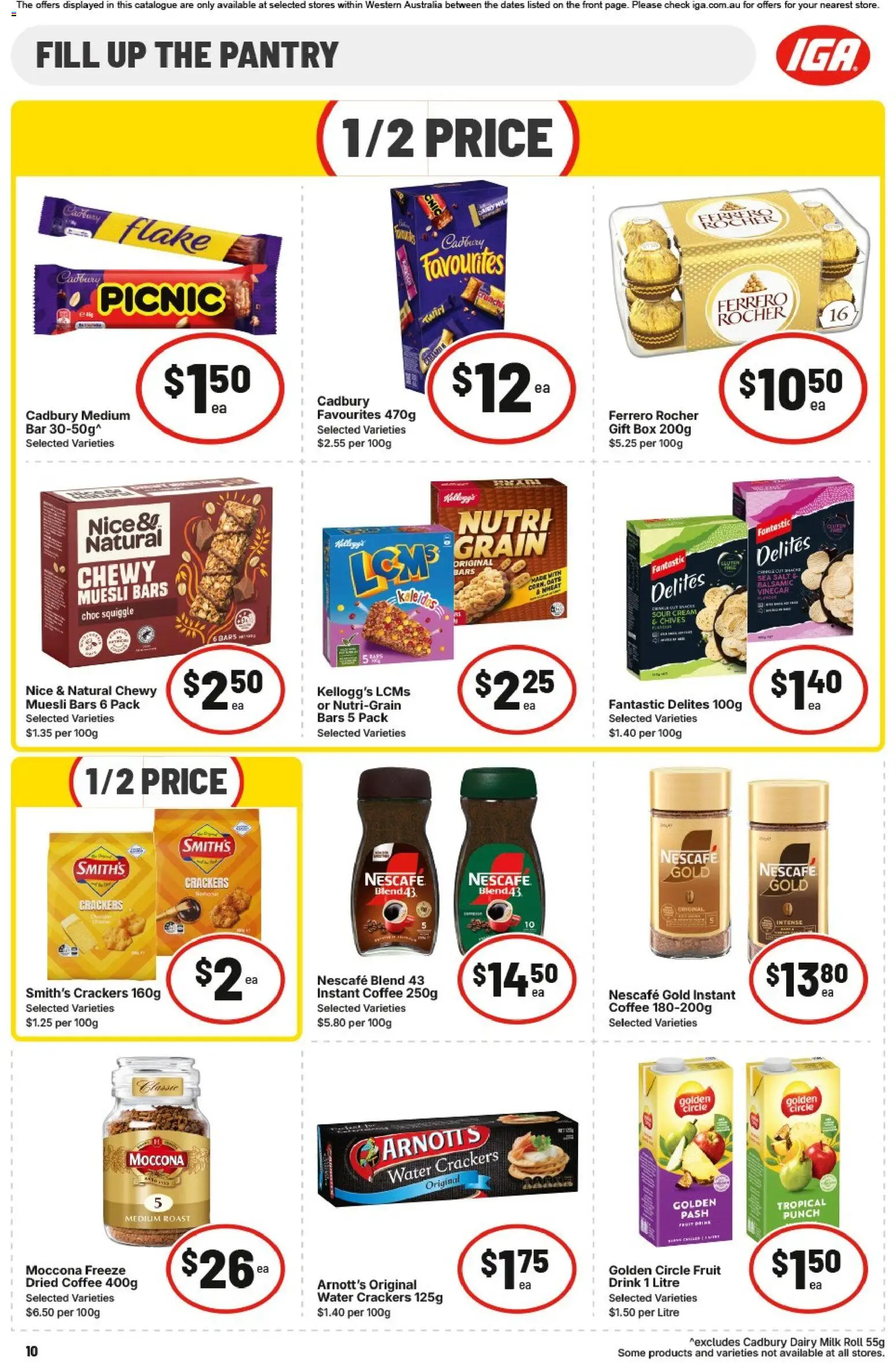 IGA catalogue - valid from 01/07/2026 | Page: 10 | Products: Milk, Sour cream, Cream, Salt