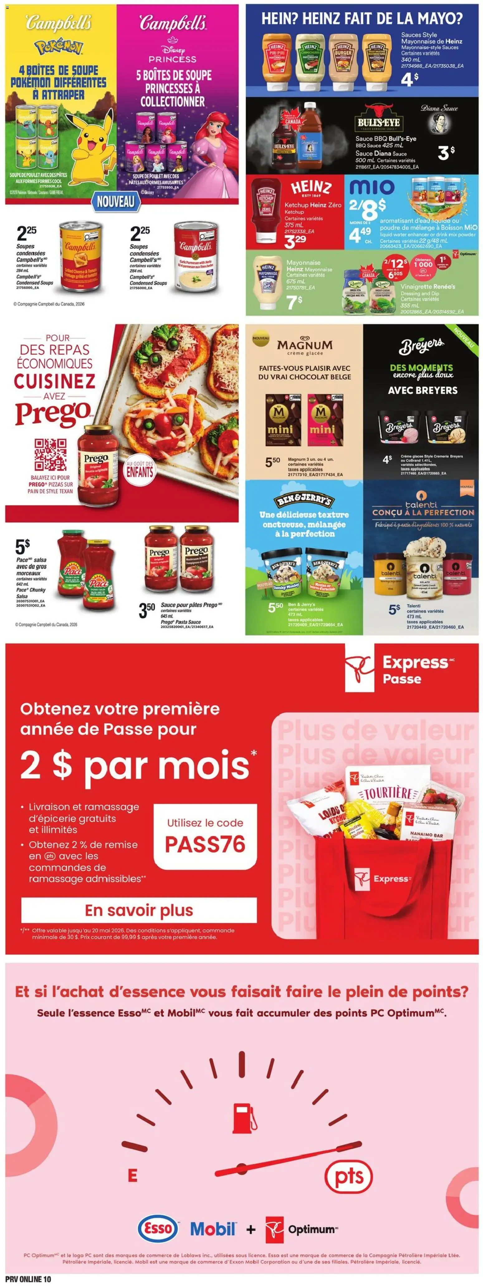 Provigo flyer valid from Sep 3, 2026 | Page: 10 | Products: Ketchup, Magnum, Dressing, Sauces