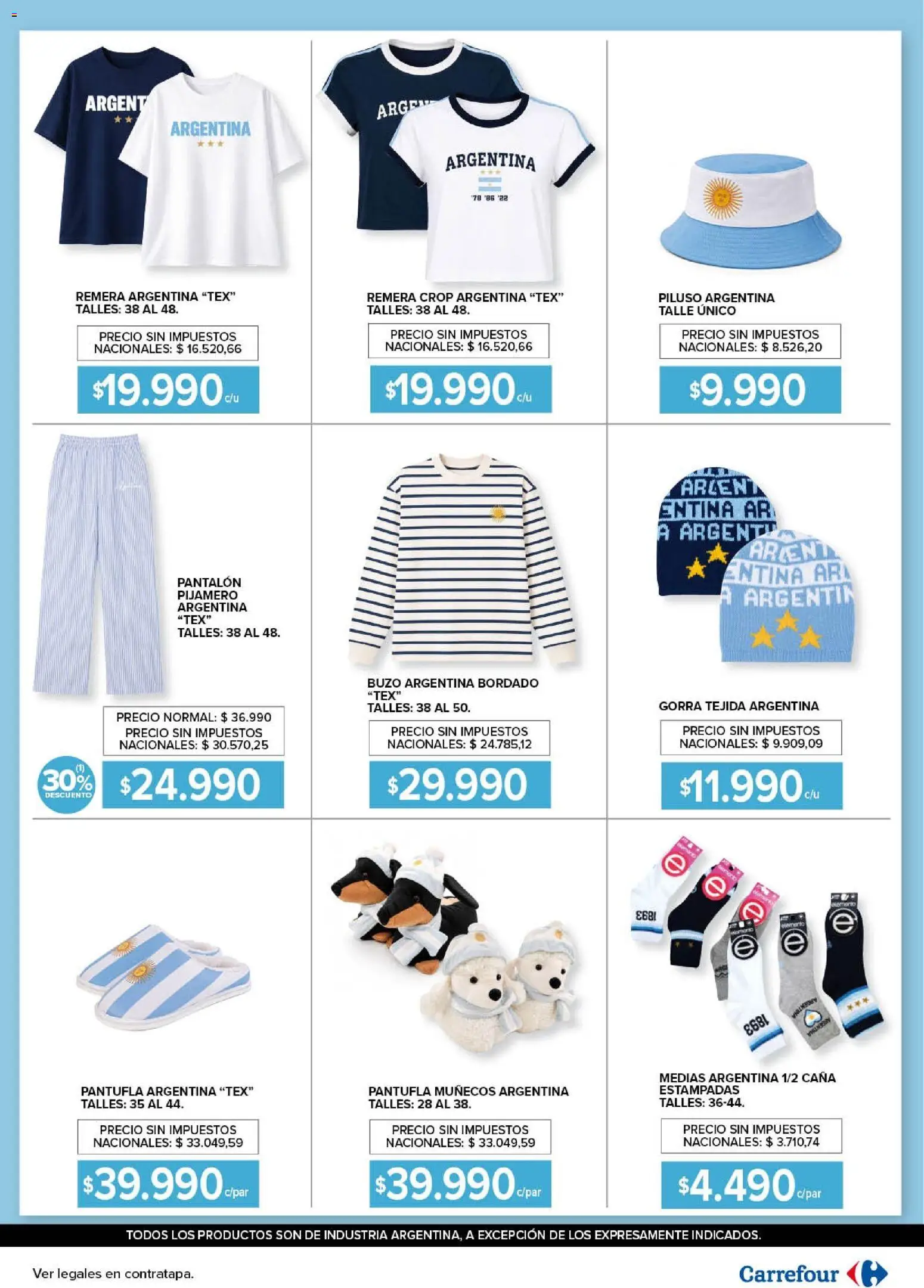 Carrefour - Especial Mundial │ válido desde el 27.05.2026 | Página: 3 | Productos: Buzo, Gorra, Piluso, Medias