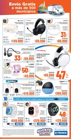 Alkosto catálogo -  Vista previa de la revista de la tienda Alkosto valido desde el 22/08/2026 | Página: 5 | Productos: Té, Reloj inteligente, Horno, Sal