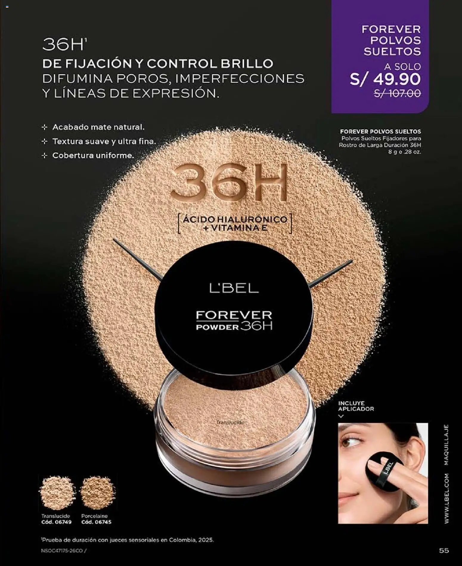 Catálogo L'Bel válido desde 03/10/2026 | Página: 55 | Productos: Maquillaje