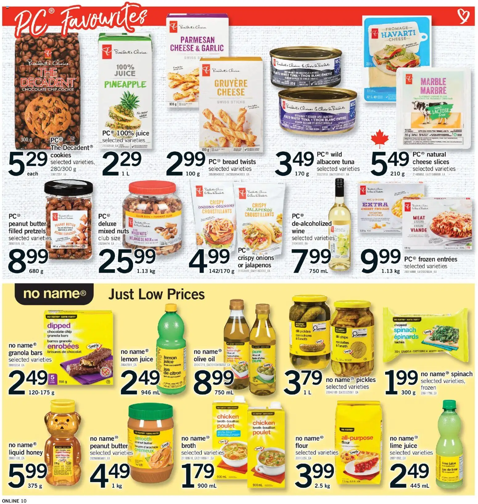 Fortinos flyer valid from Sep 24, 2026 | Page: 10 | Products: Butter, Oil, Wine, Chicken