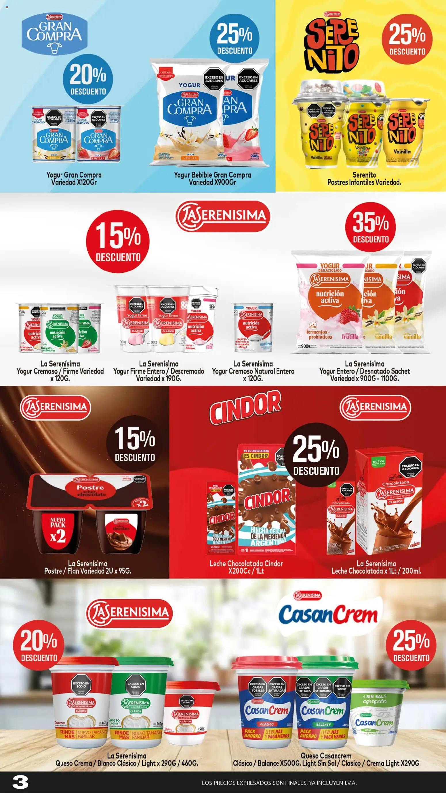 Makro - Ofertas especiales │ válido desde el 24/09/2026 | Página: 3 | Productos: Probióticos, Sal, Yogur, Chocolatada
