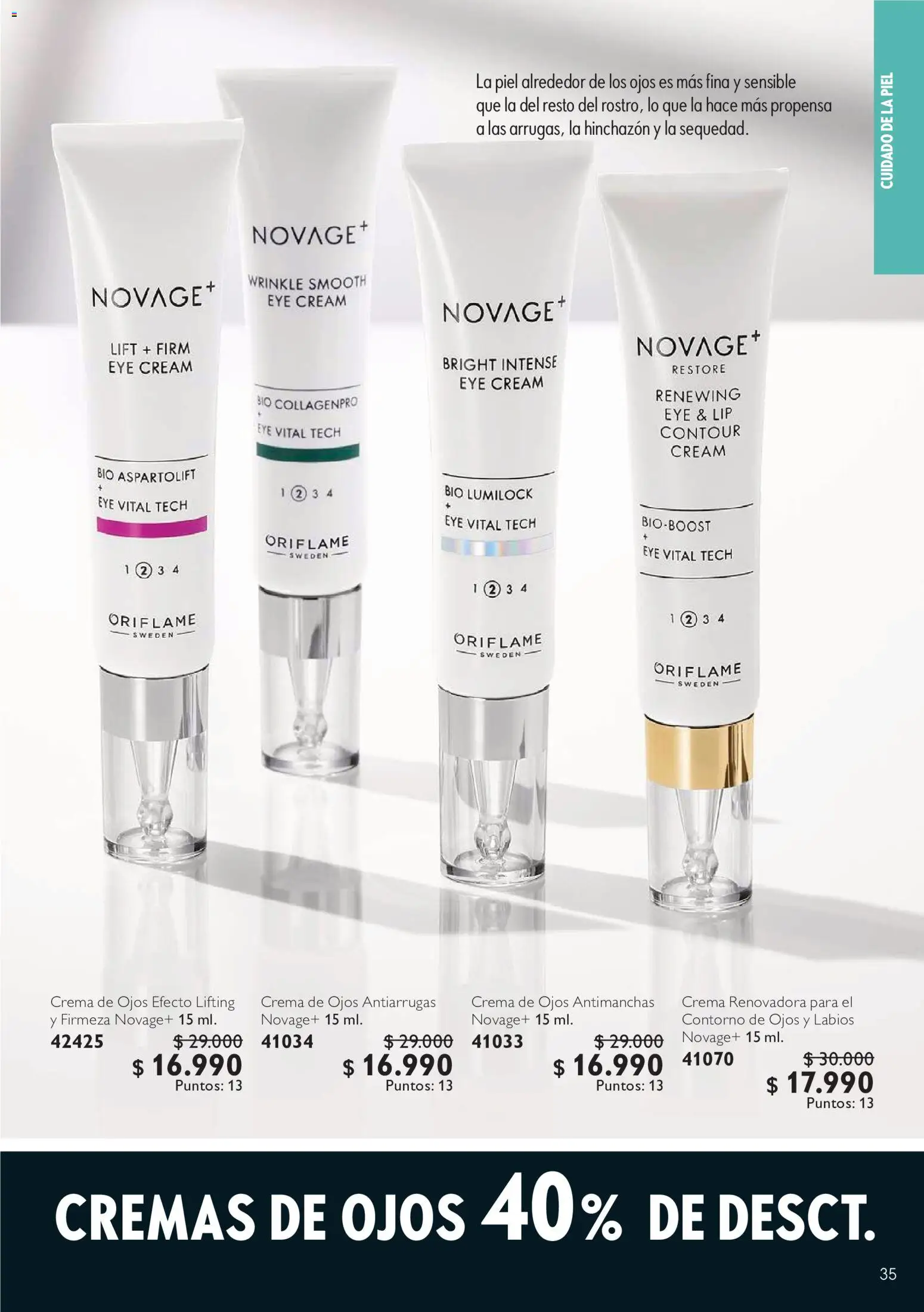 Oriflame catálogo │ válido desde el 11.09.2026 | Página: 35 | Productos: Contorno, Crema, Contorno de ojos