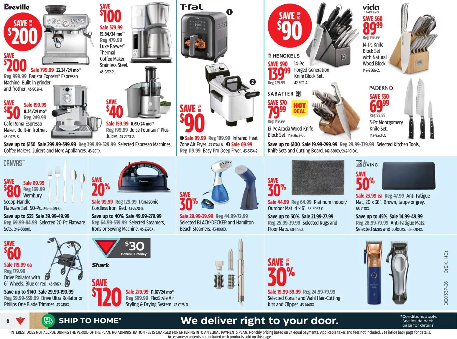 Canadian Tire flyer valid from Sep 10, 2026 | Page: 6 | Products: Grinder, Coffee, Juice