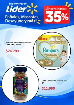Lider Ofertas válido desde el 27.09.2026 | Página: 2 | Productos: Pañales, Café instantáneo, Café