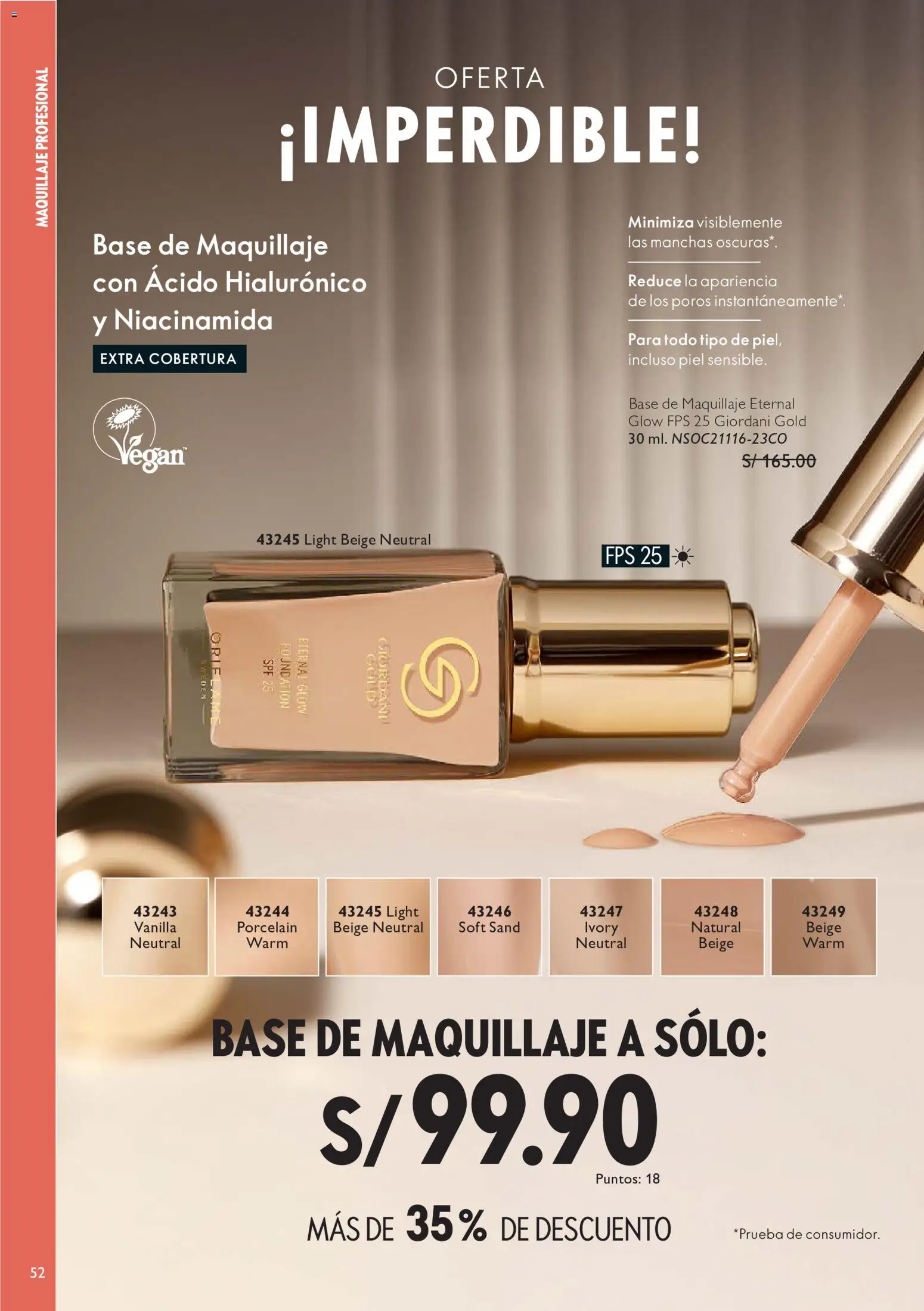 Catálogo Oriflame válido desde 20/06/2026 | Página: 52
