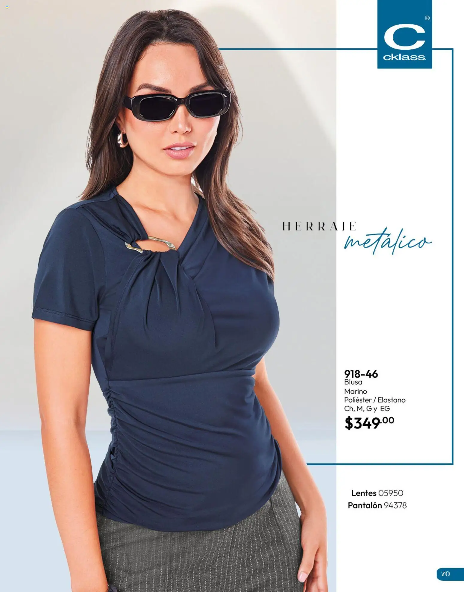 Nuevas ofertas de Cklass válidas en toda la República Mexicana desde el 11/09/2026. ¡Encuentra las mejores ofertas en Cklass catálogo Invierno! | Página: 71 | Productos: Blusa, Lentes