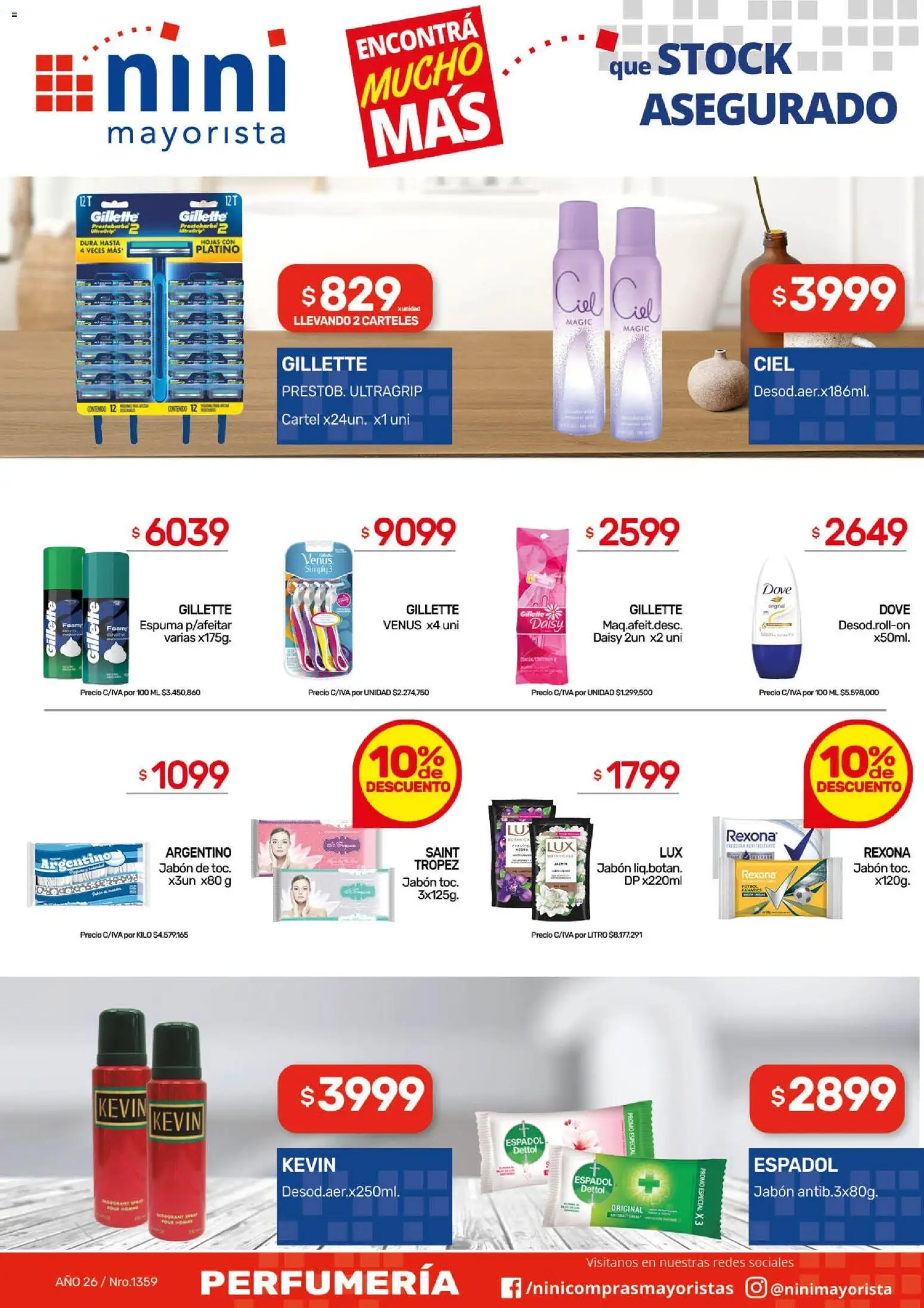 NINI Mayorista ofertas │ válido desde el 11.05.2026 | Página: 4 | Productos: Jabón, Espuma