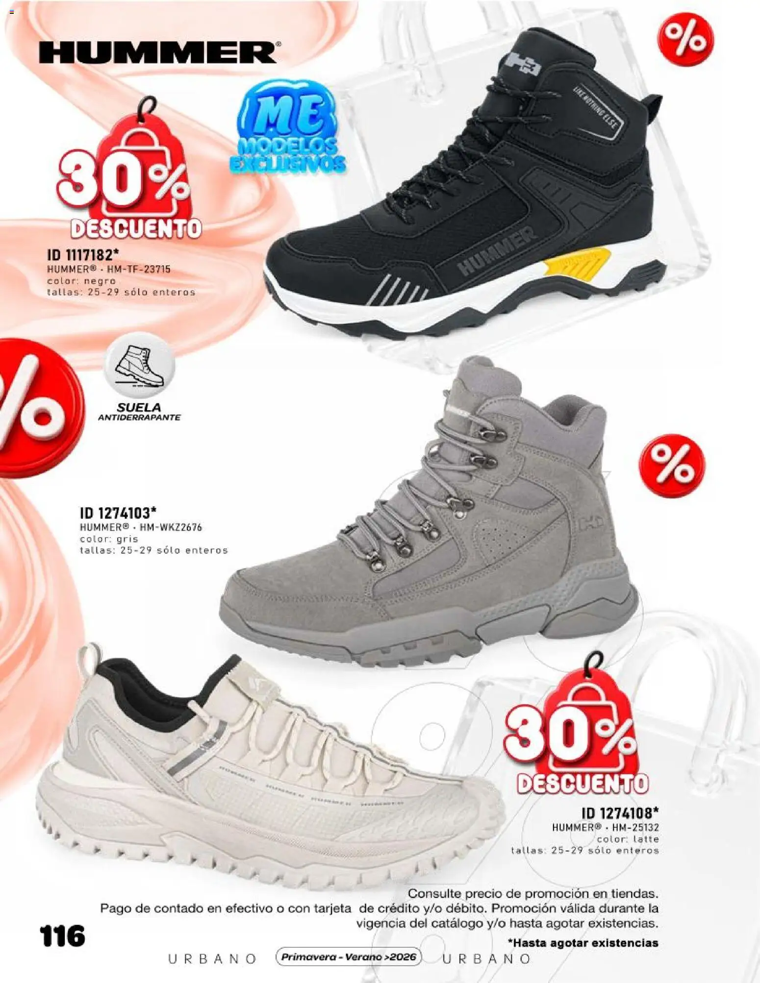 Nuevas ofertas de Price Shoes válidas en toda la República Mexicana desde el 03/07/2026. ¡Encuentra las mejores ofertas en Price Shoes catálogo Oportunidades Urbano! | Página: 116