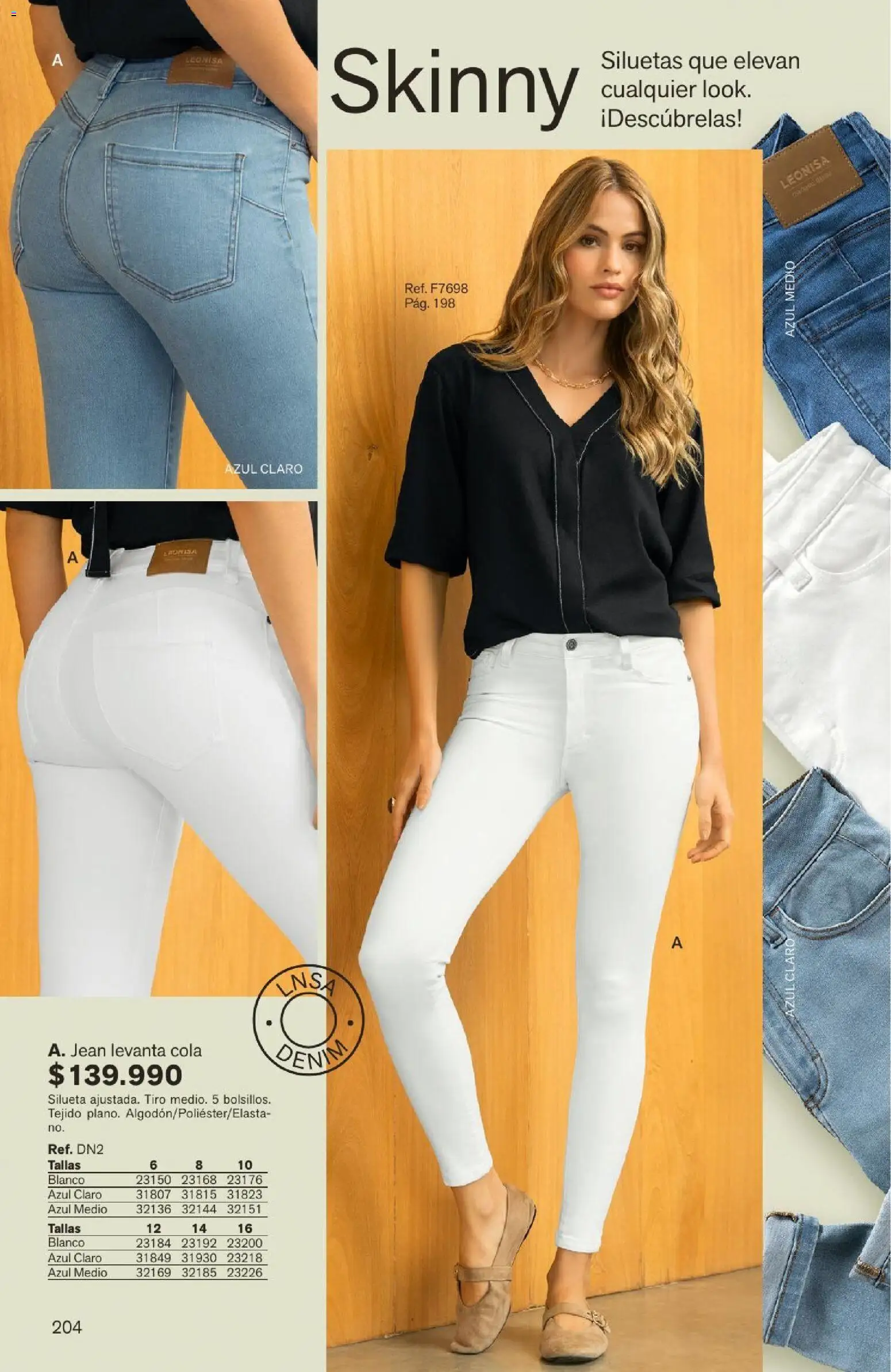 Leonisa revista - valida desde el 04/08/2026 | Página: 204 | Productos: Jean