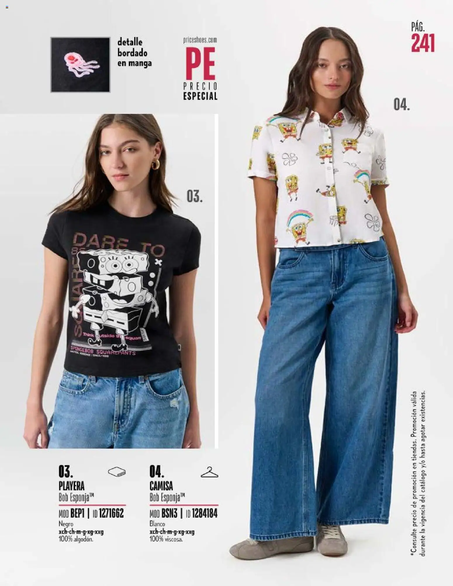 Nuevas ofertas de Price Shoes válidas en toda la República Mexicana desde el 05/09/2026. ¡Encuentra las mejores ofertas en Price Shoes catálogo Licencias! | Página: 241 | Productos: Camisa, Manga, Playera
