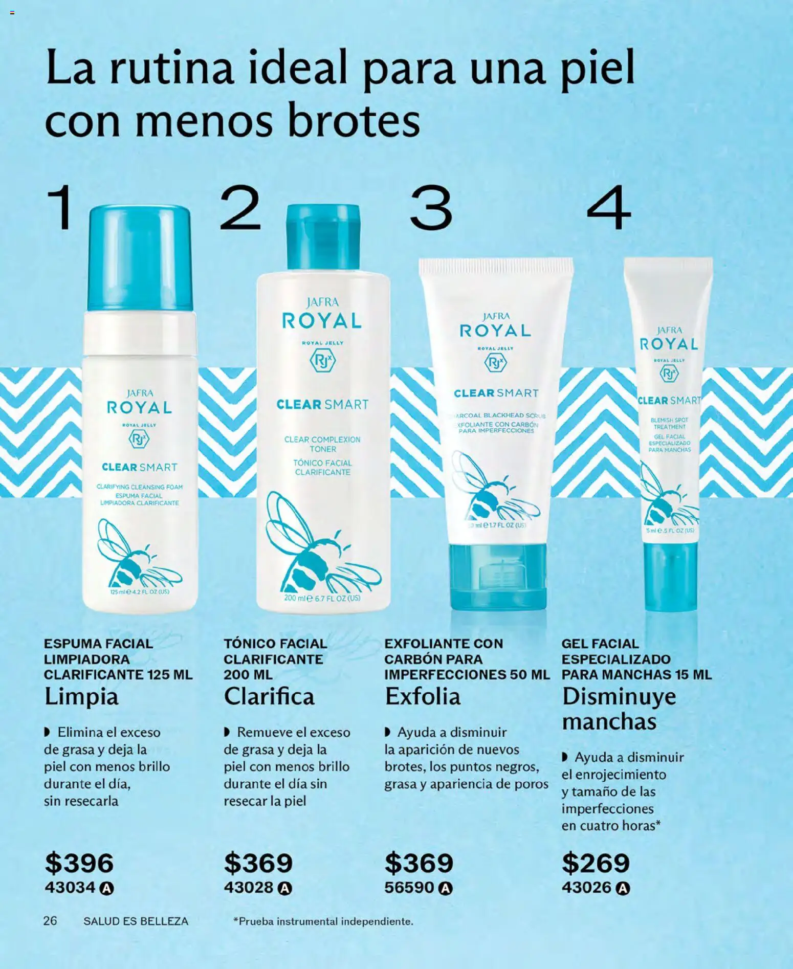 Nuevas ofertas de JAFRA válidas en toda la República Mexicana desde el 01.04.2026. ¡Encuentra las mejores ofertas en JAFRA catálogo! | Página: 26 | Productos: Brillo, Espuma, Toner