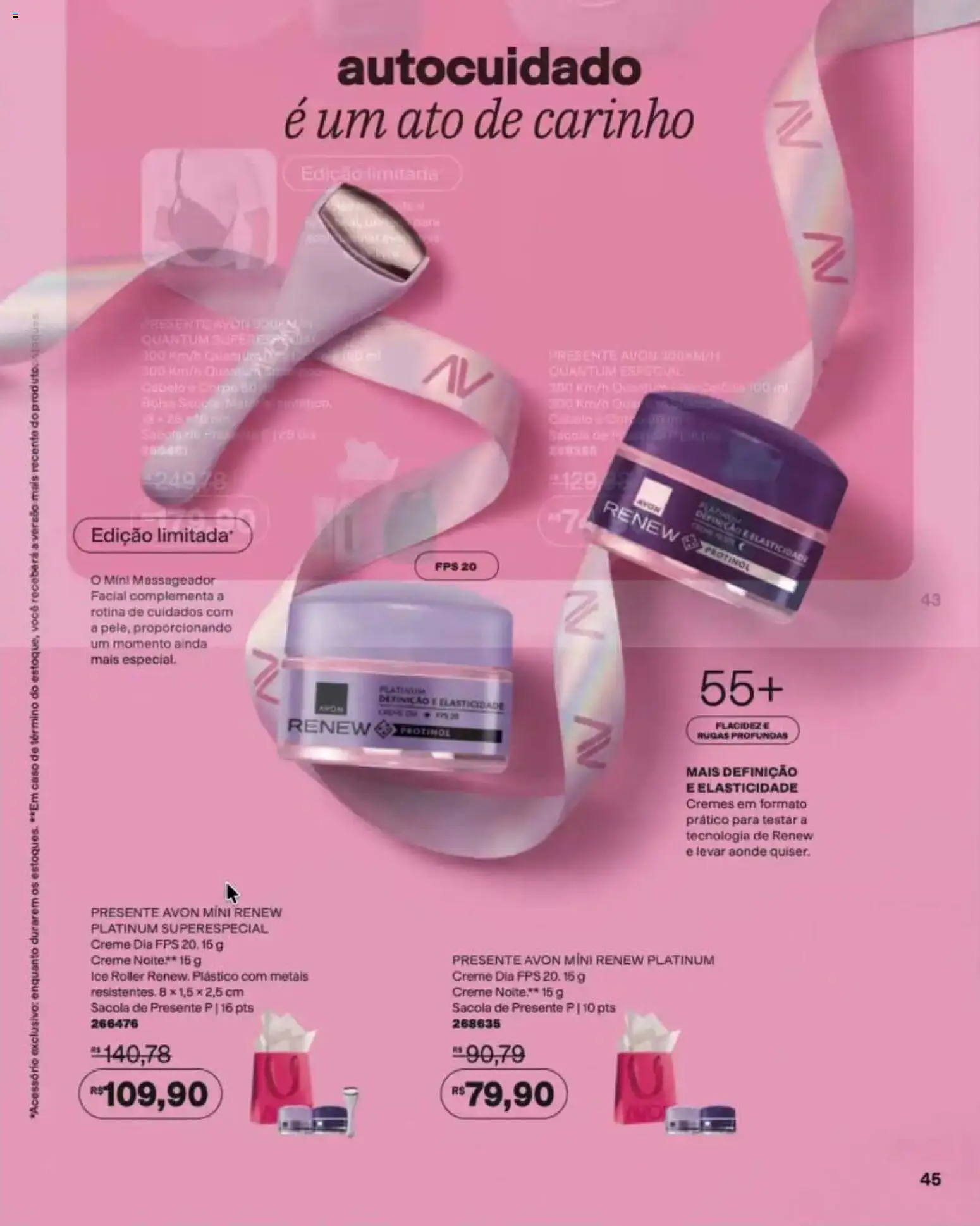 Avon Folheto - válido de 12/10/2026 | Página: 45 | Produtos: Creme, Sacola, Massageador