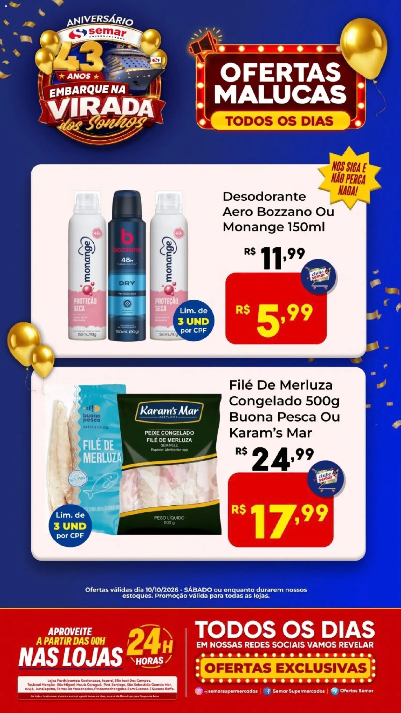 Semar Supermercado Folheto - válido de 10/10/2026 | Página: 1