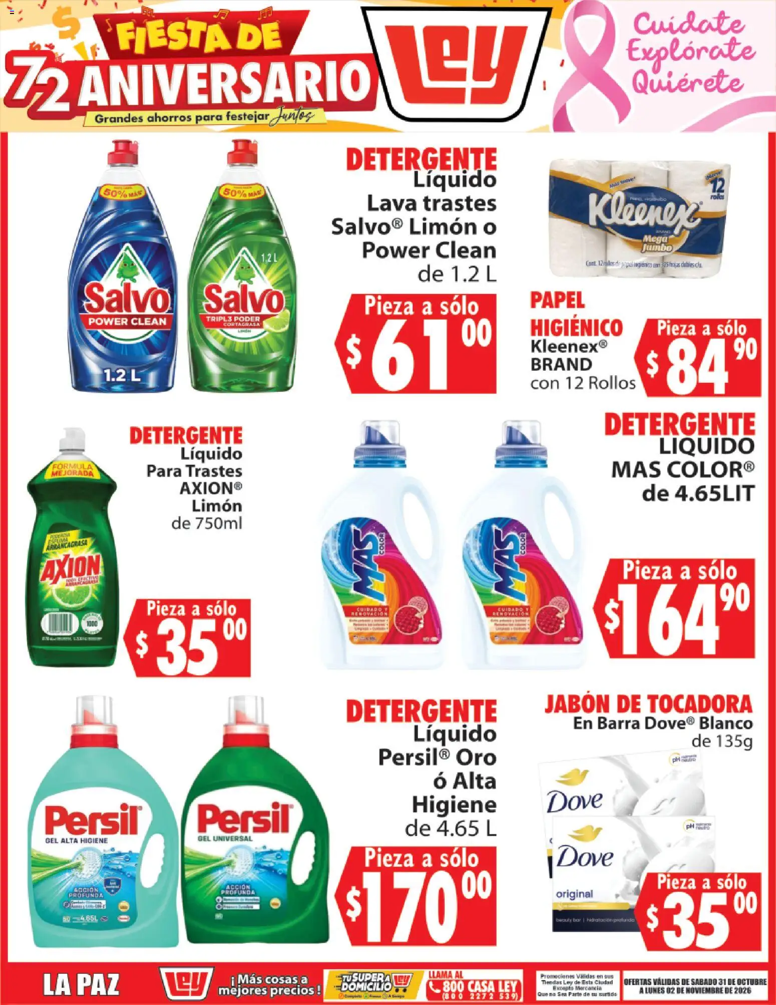 Nuevas ofertas de Casa Ley válidas en toda la República Mexicana desde el 31/10/2026. ¡Encuentra las mejores ofertas en Casa Ley folleto Autoservicio La Paz! | Página: 3