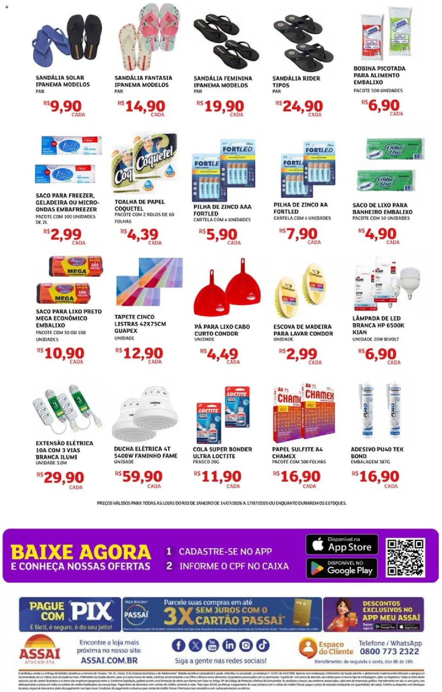 Assaí Atacadista Folheto - válido de 14/07/2026 | Página: 2