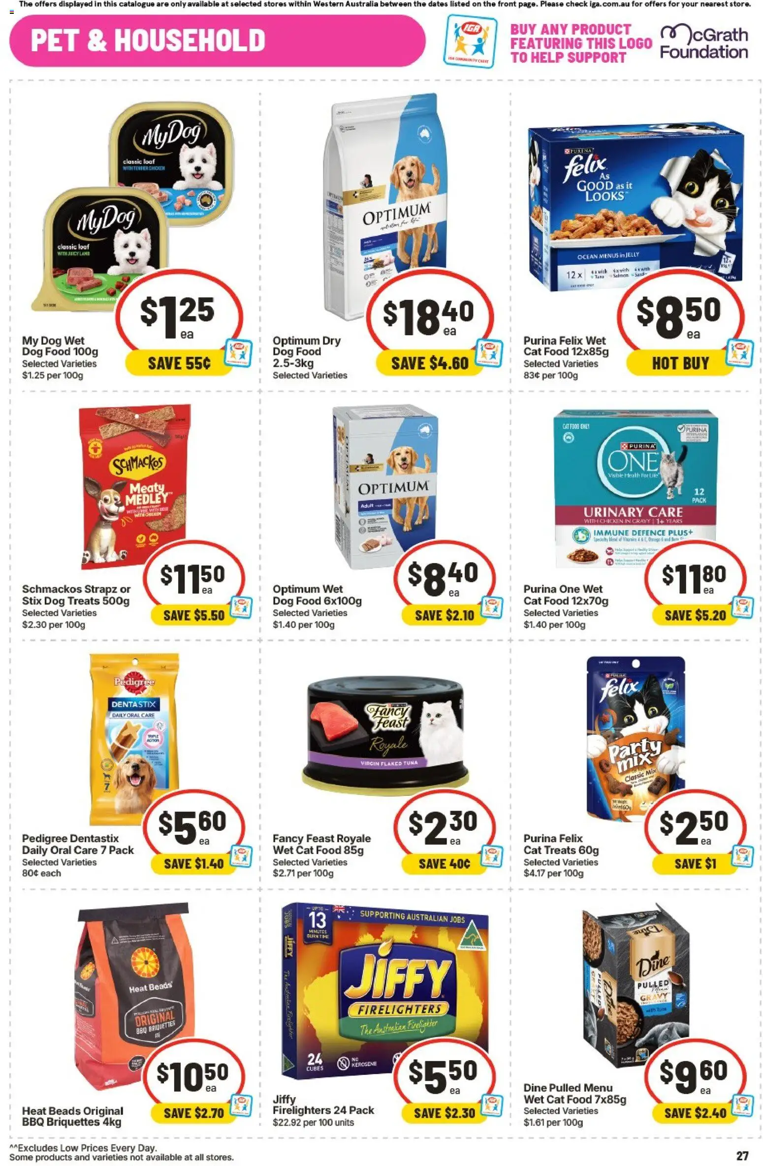 IGA catalogue - valid from 16/09/2026 | Page: 28 | Products: Chicken, Dog food, Salmon, Foundation