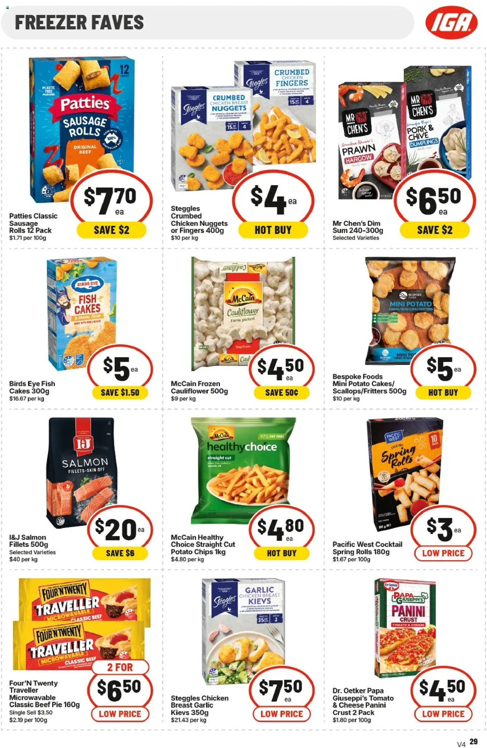 IGA catalogue - valid from 20.05.2026 | Page: 33 | Products: Cheese, Chips, Garlic, Freezer