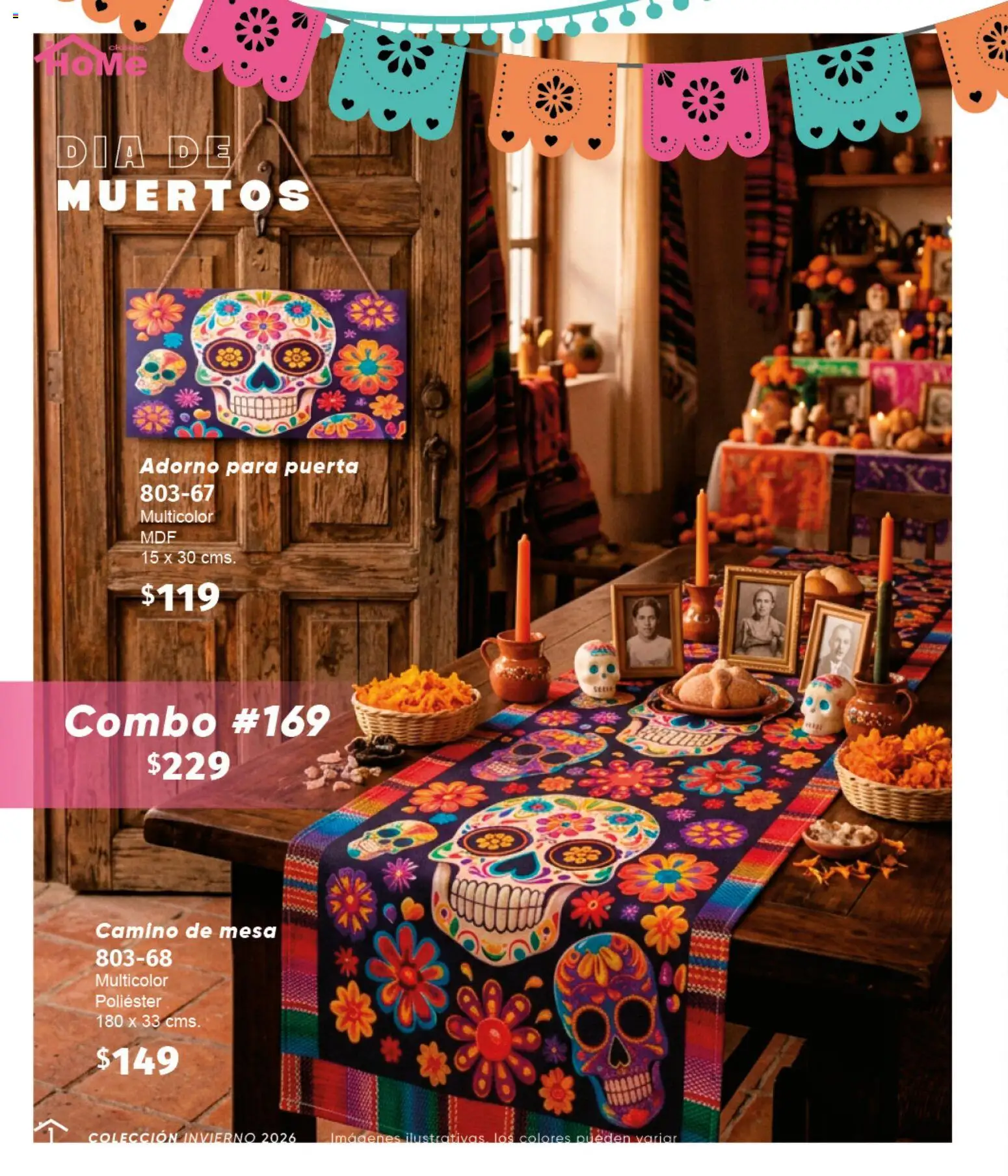 Nuevas ofertas de Cklass válidas en toda la República Mexicana desde el 11/09/2026. ¡Encuentra las mejores ofertas en Cklass catálogo Home Invierno! | Página: 2 | Productos: Mesa