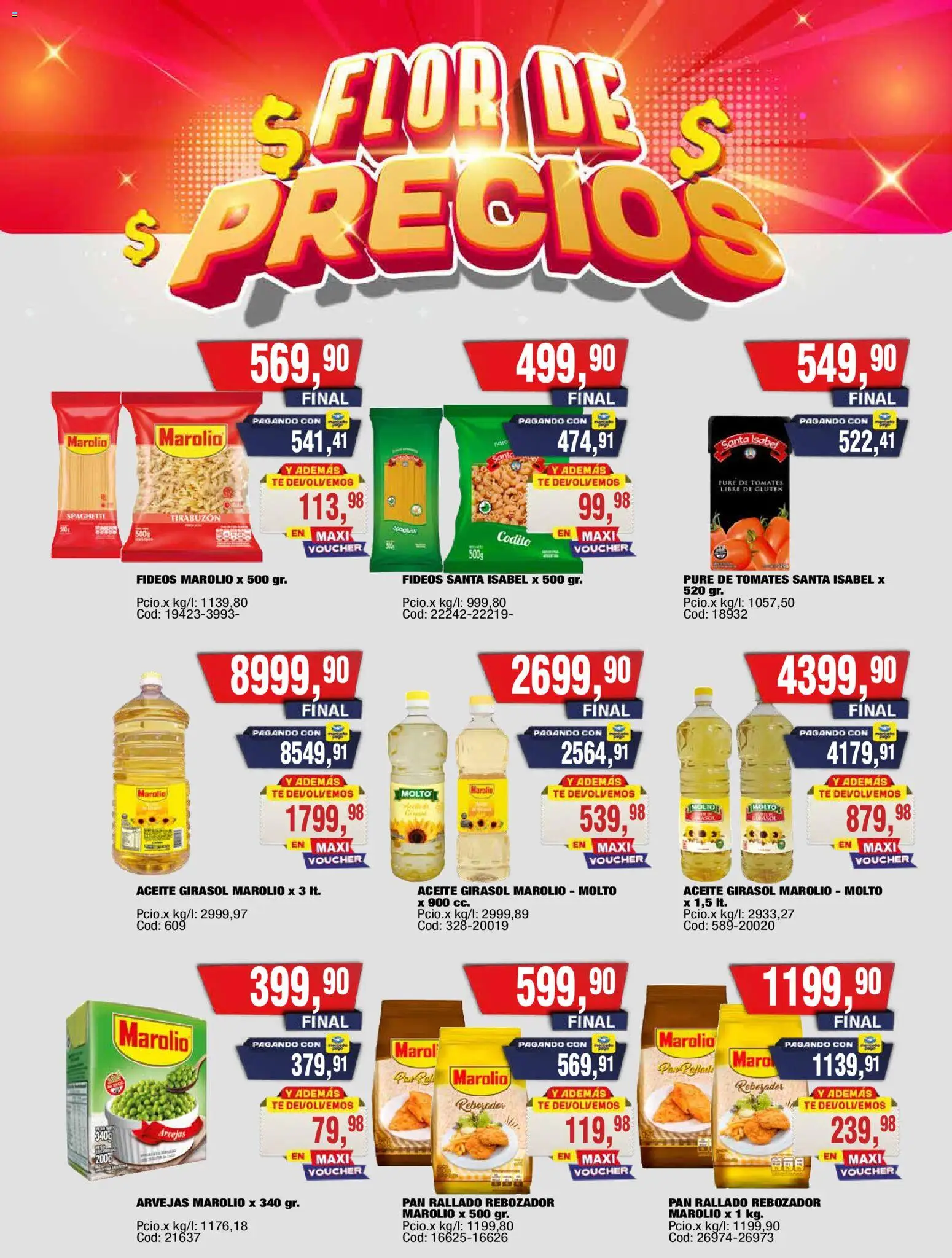 Maxiconsumo - Ofertas │ válido desde el 28/09/2026 | Página: 3 | Productos: Aceite, Té, Puré, Spaghetti