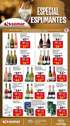 Semar Supermercado ofertas Espumantes - Pré-Visualização do folheto da loja Semar Supermercado, válido de 01/09/2026