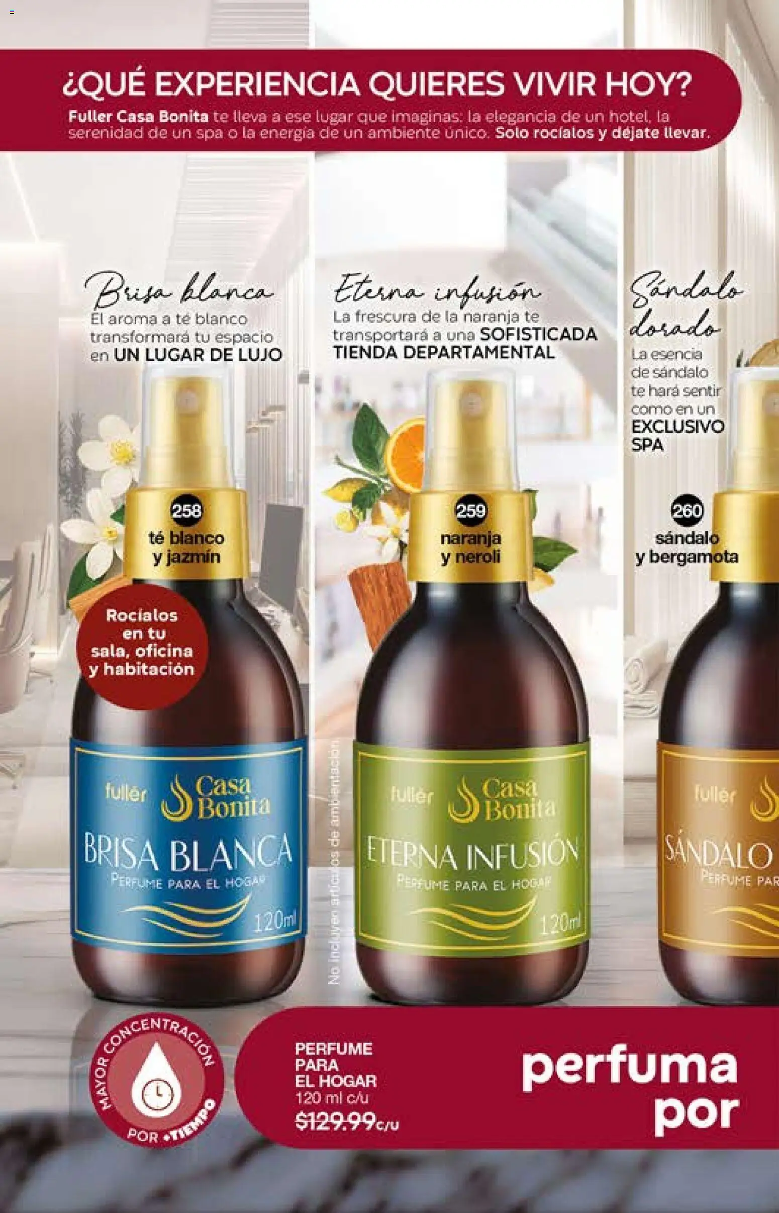 Nuevas ofertas de Fuller válidas en toda la República Mexicana desde el 01.04.2026. ¡Encuentra las mejores ofertas en Fuller campaña 26 2026! | Página: 106 | Productos: Té, Perfume