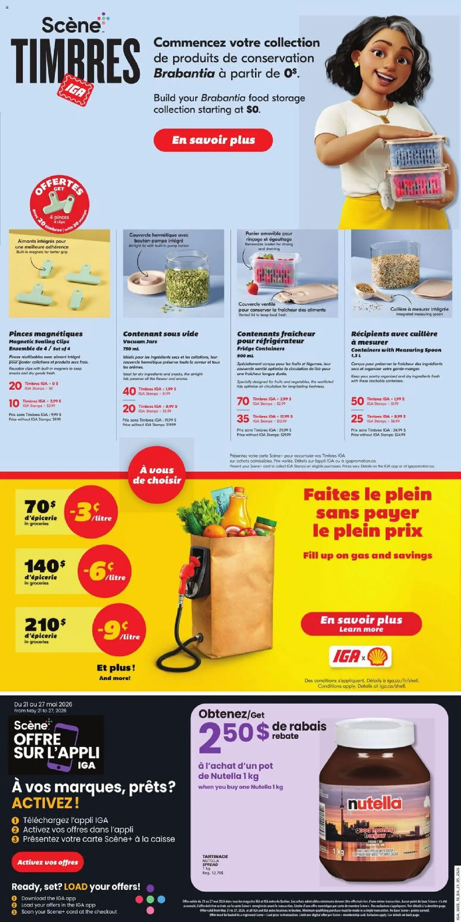 IGA flyer valid from 21.05.2026 | Page: 13 | Products: Bed, Basket
