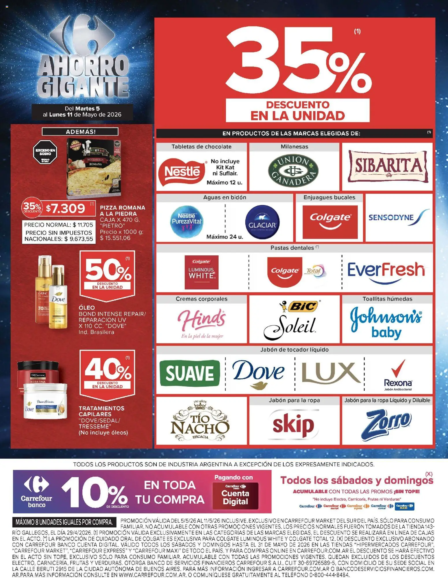 Carrefour Market catálogo │ válido desde el 05.05.2026 | Página: 7 | Productos: Banco, Caja, Bidón, Chocolate