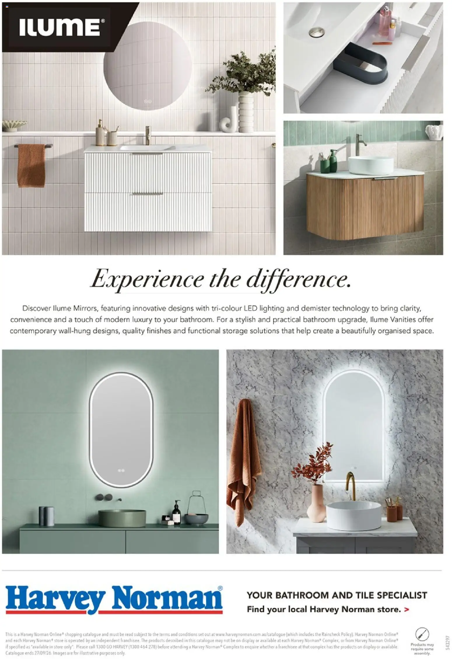 Harvey Norman catalogue - valid from 09/09/2026 | Page: 18 | Products: Lighting, Bathroom