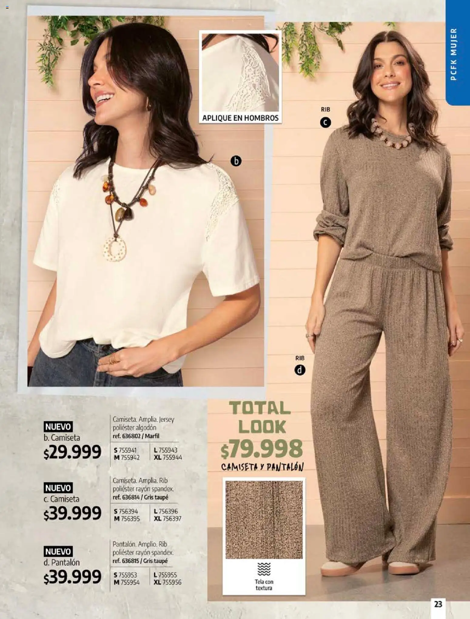 Pacifika revista - valida desde el 18/10/2026 | Página: 23 | Productos: Algodón, Camiseta