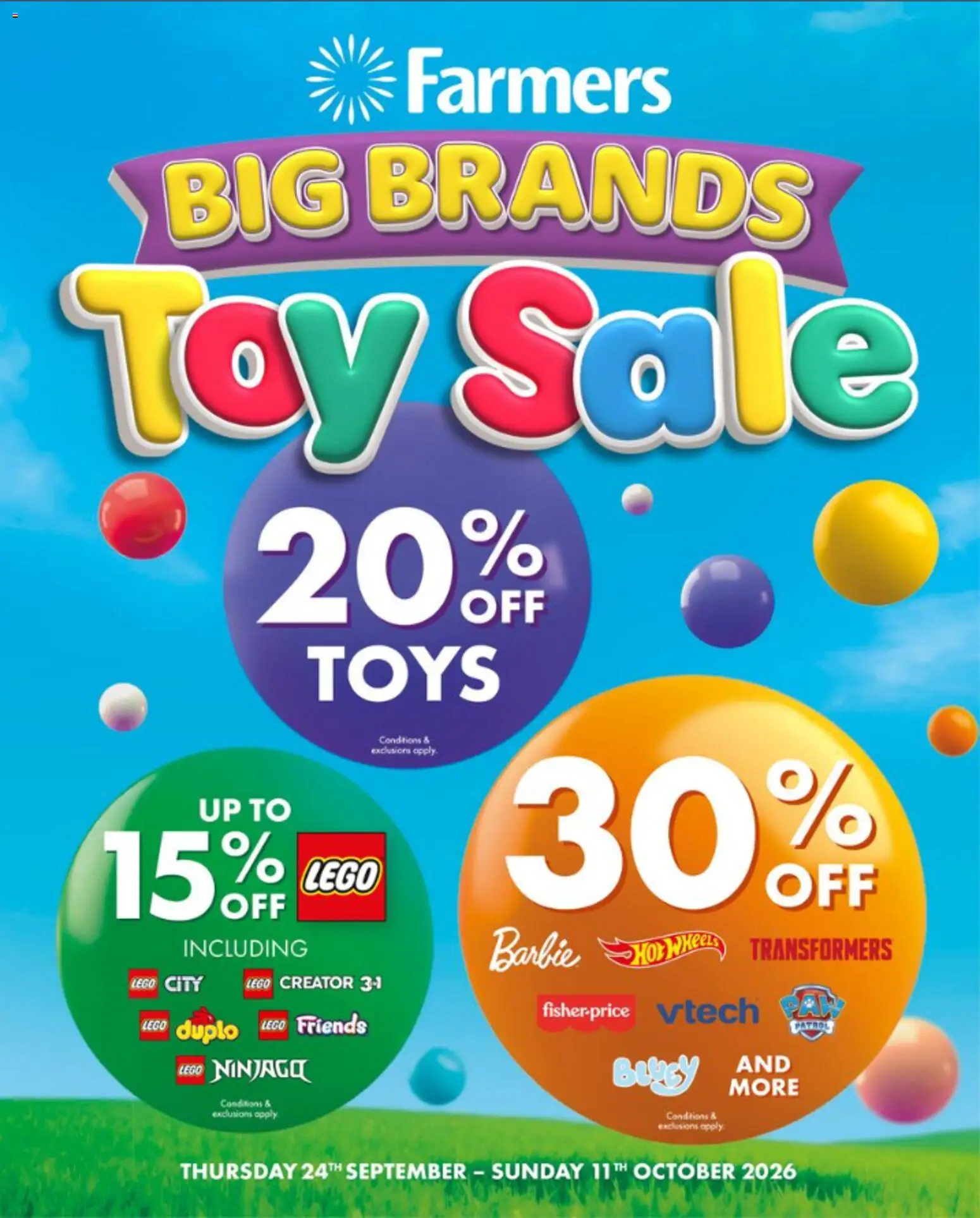 Farmers Toy Sale catalogue Thursday, September 24